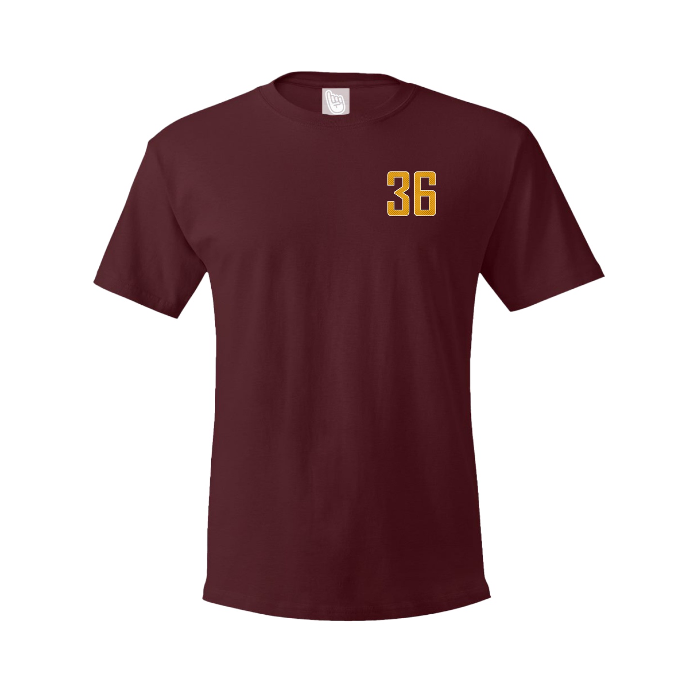 Tee — Front Shirsy in Maroon