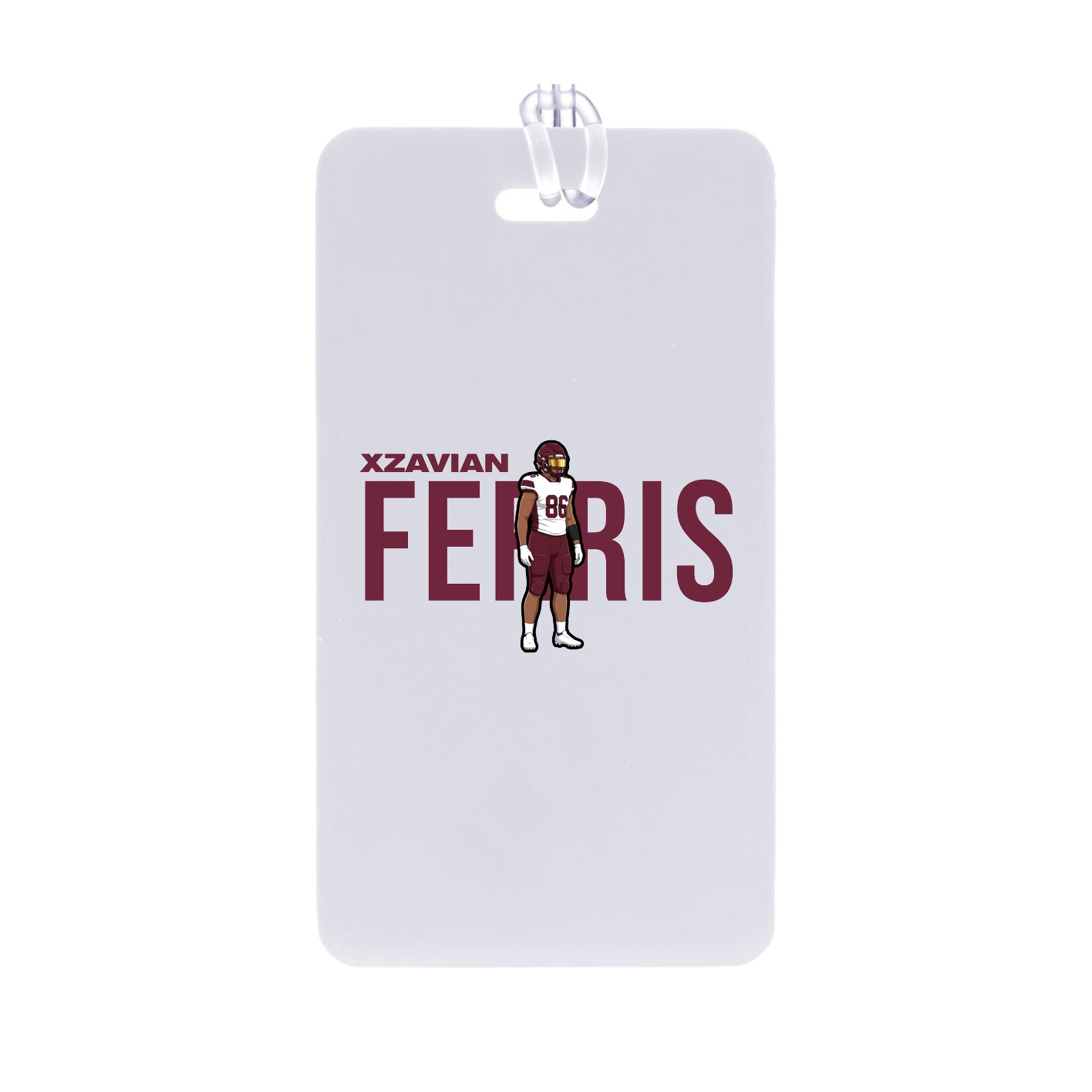 Bag Tag — Player Name in Classic
