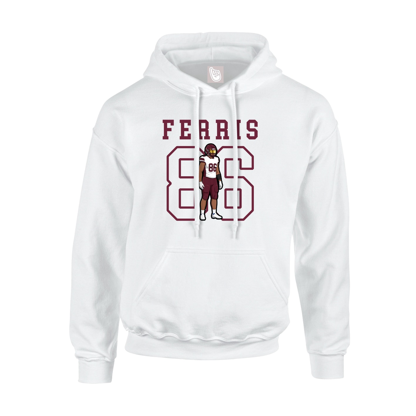Youth Hoodie — Shirsey in White