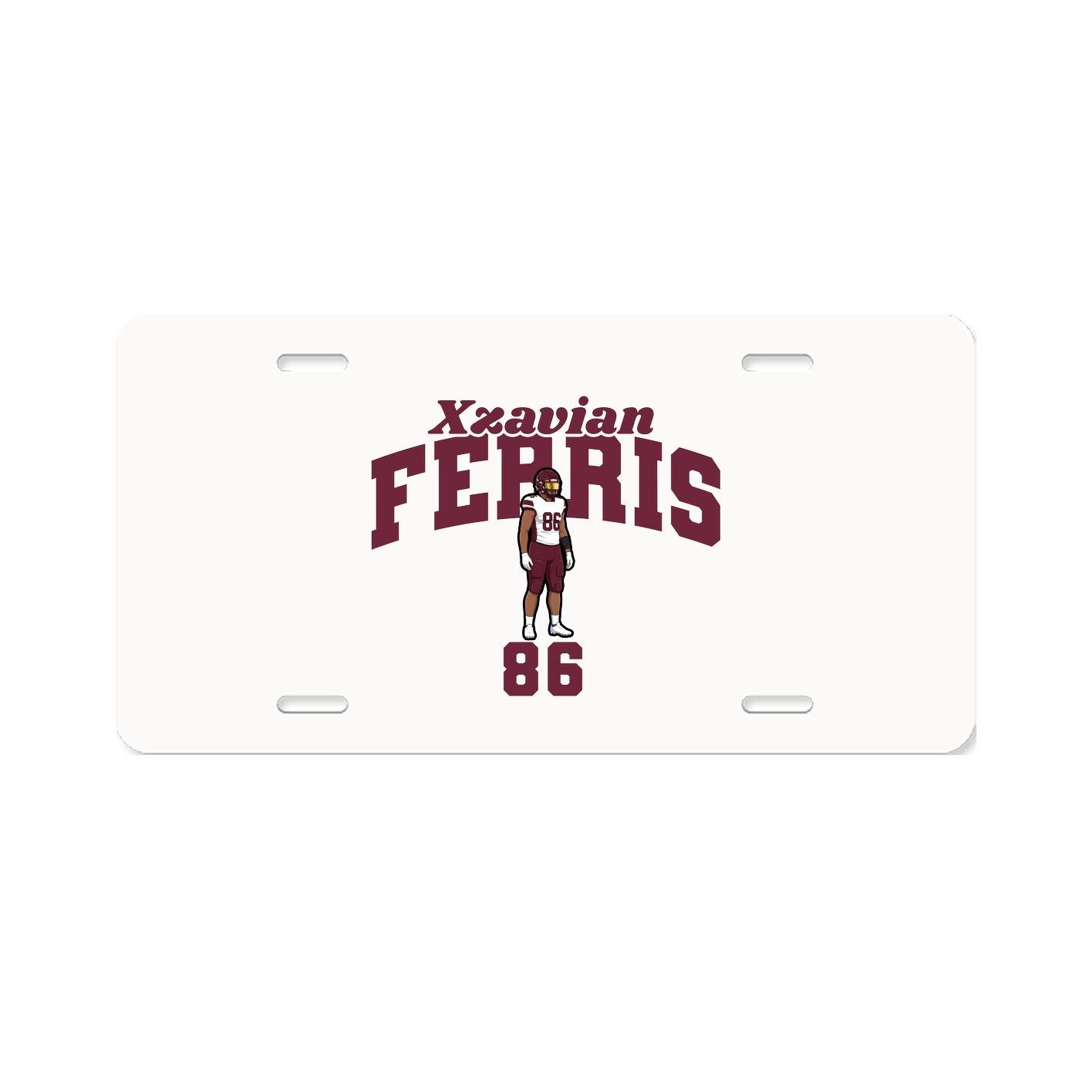 License Plate — Signature Arch in Classic