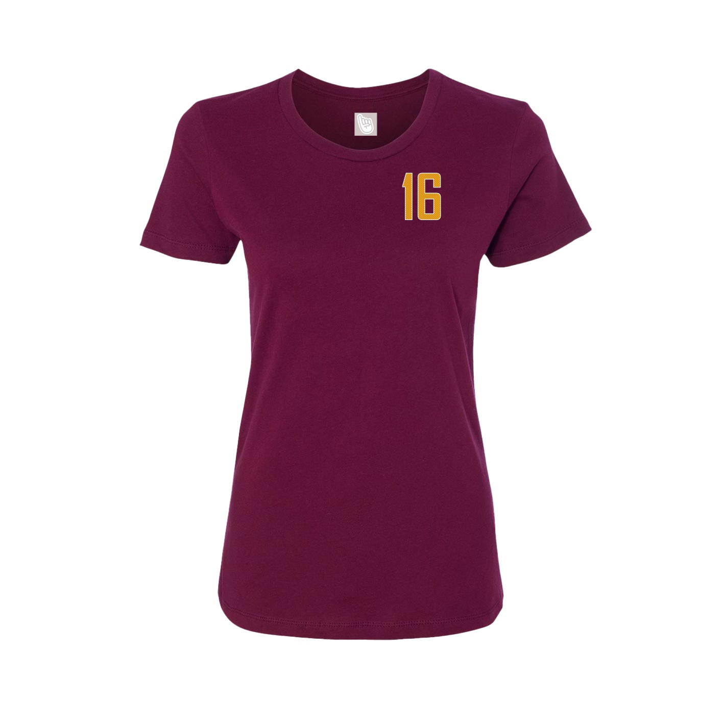 Womens Tee — Front Shirsy in Maroon