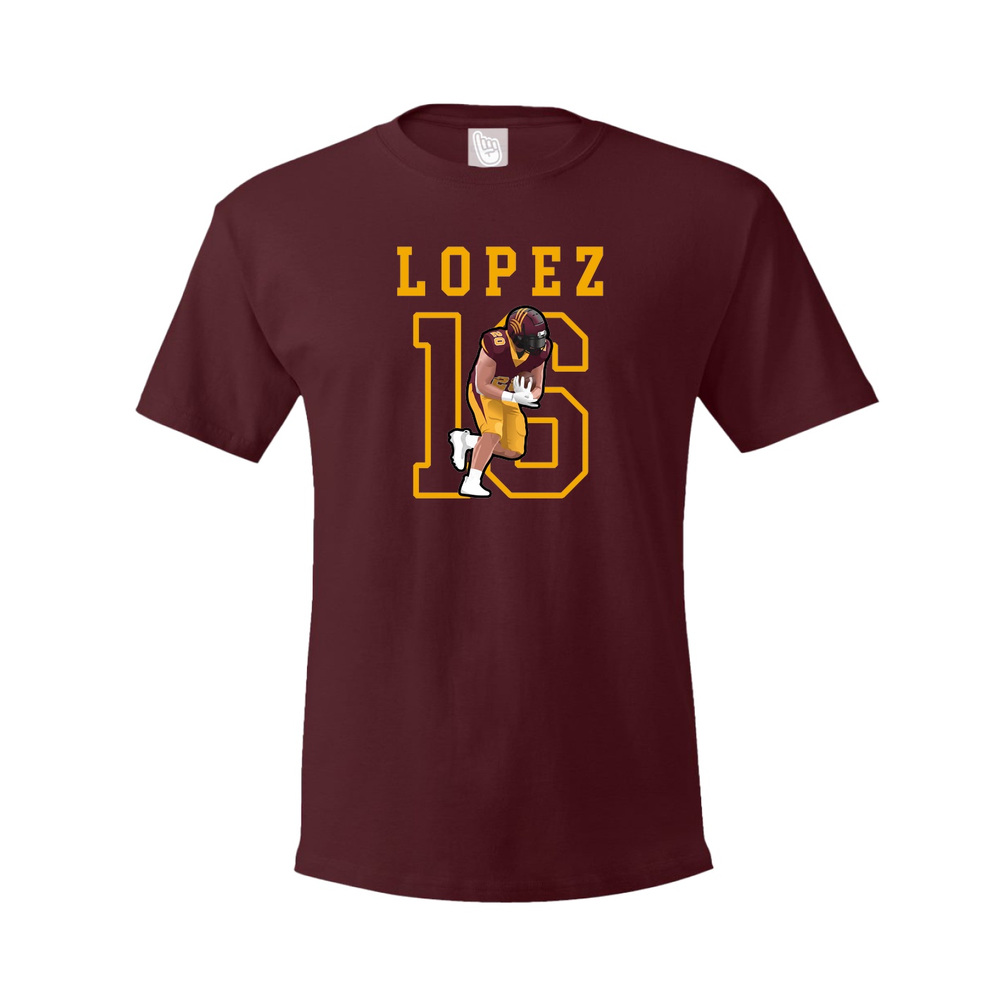 Youth Tee — Shirsey in Maroon
