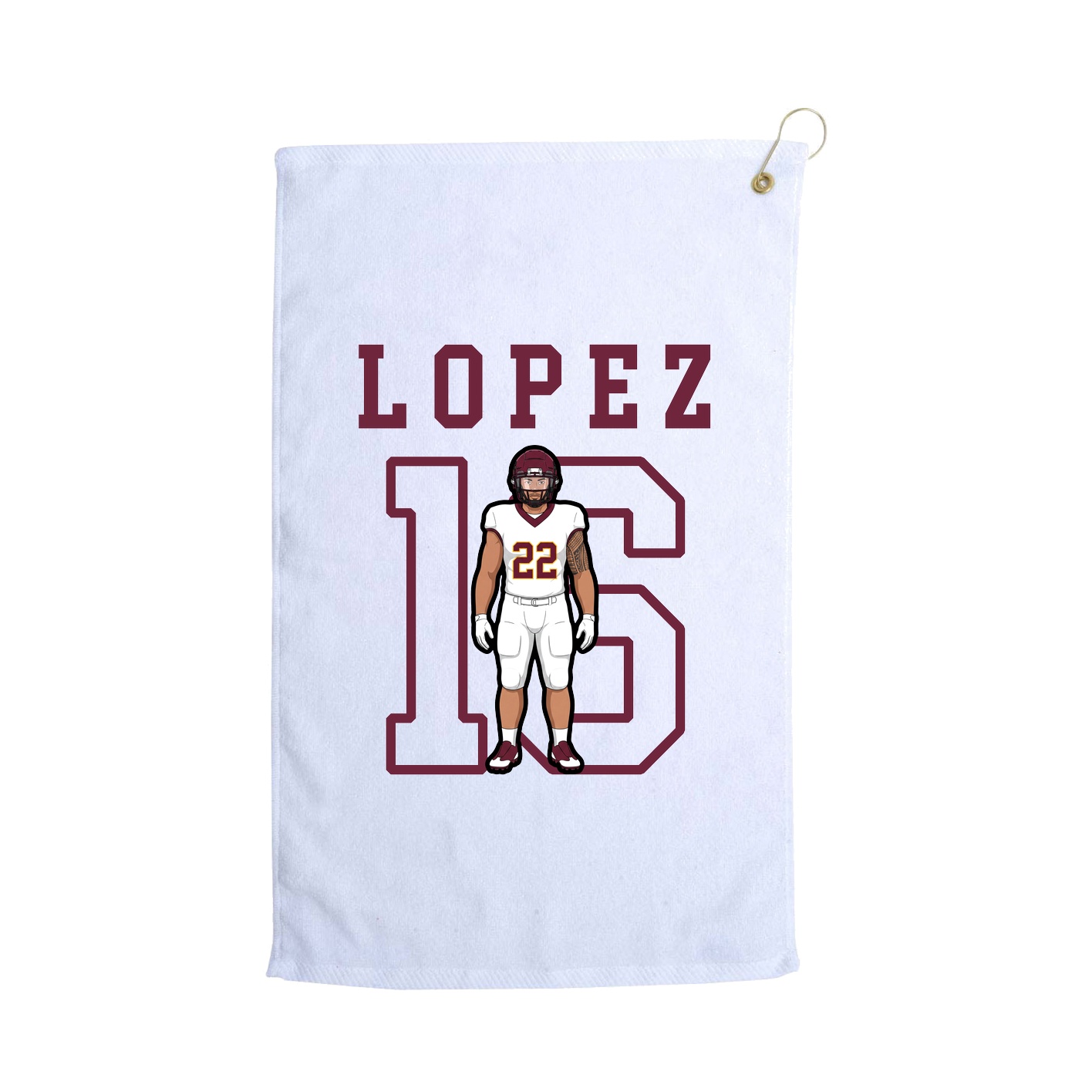 Golf Towel — Shirsey in White
