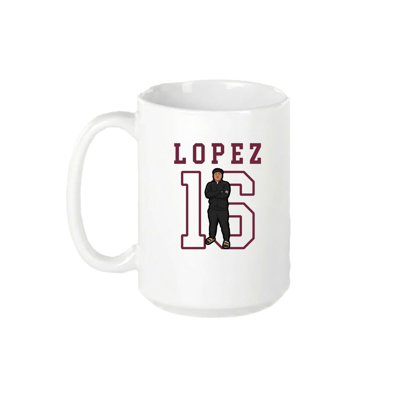 15oz Coffee Mug — Shirsey in White