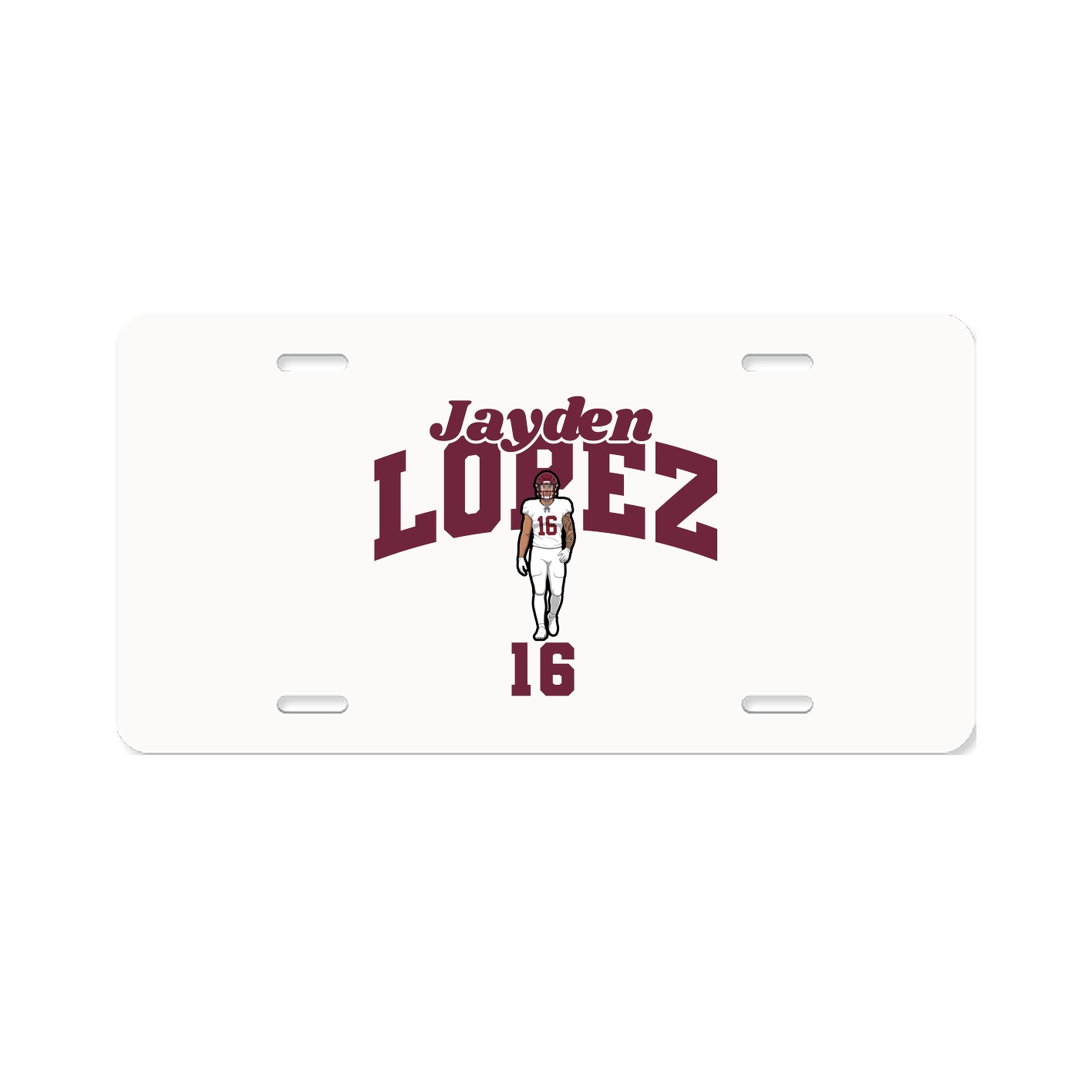 License Plate — Signature Arch in Classic