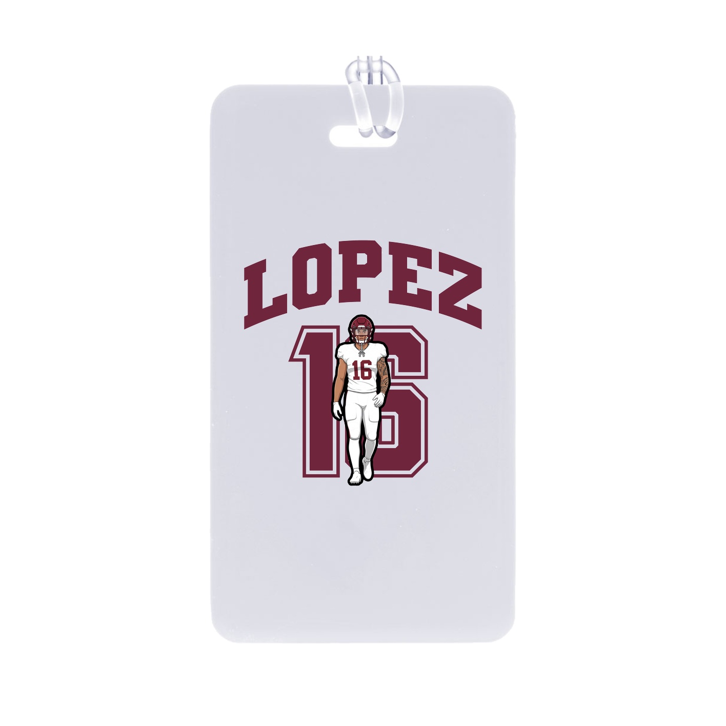 Bag Tag — Number in Classic