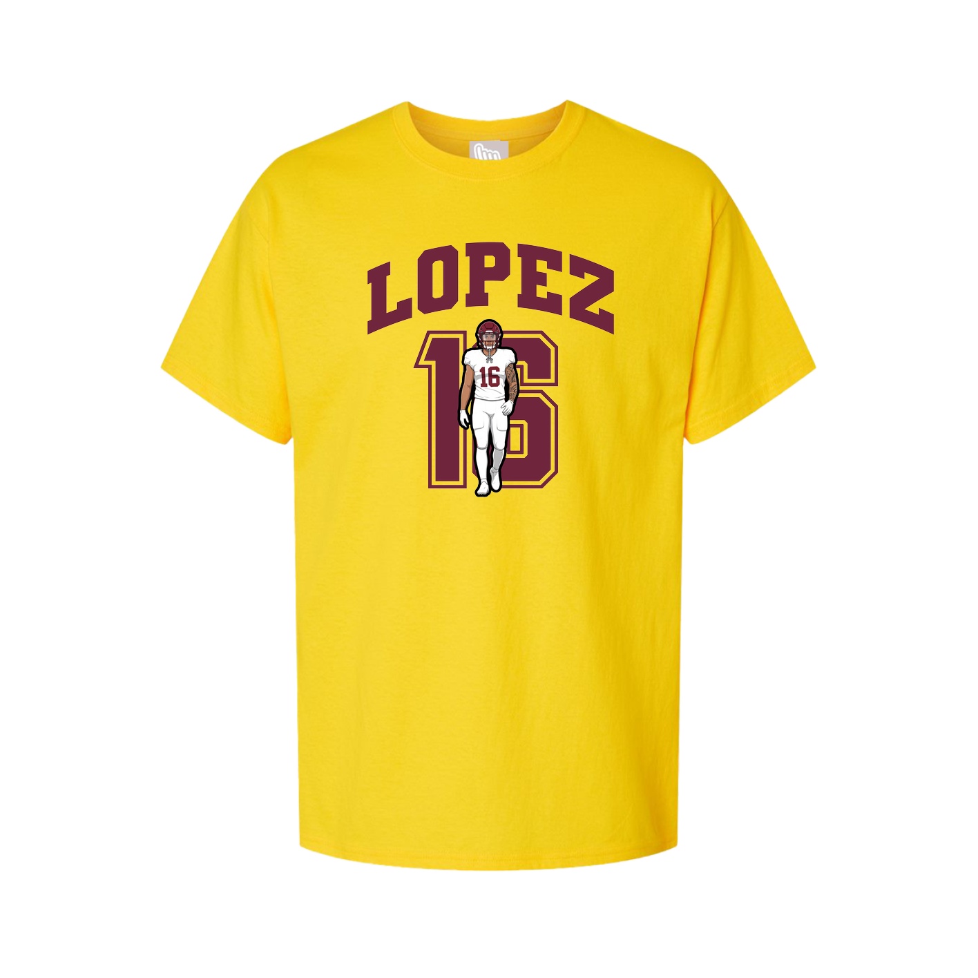 Tee — Number in Gold
