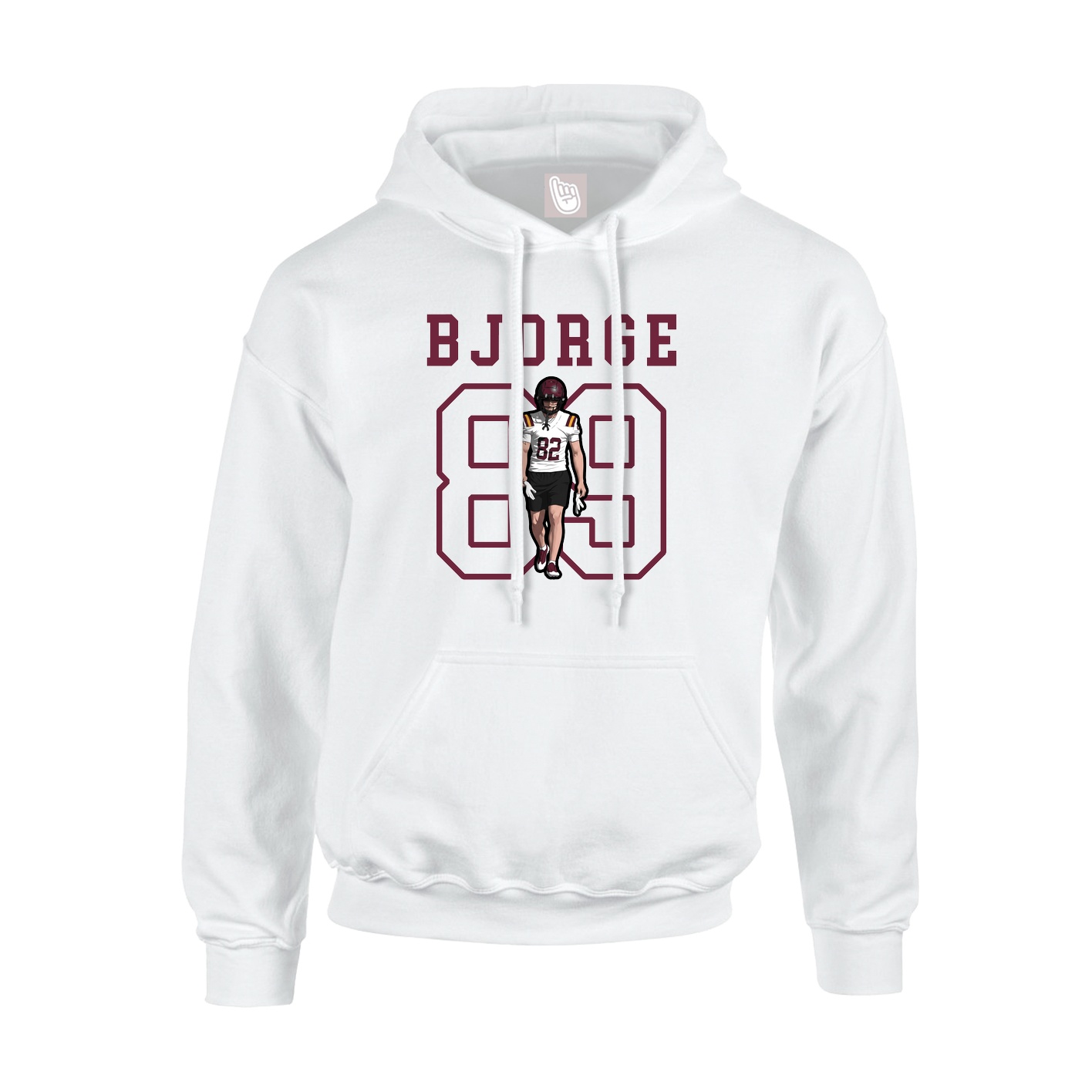 Hoodie — Shirsey in White