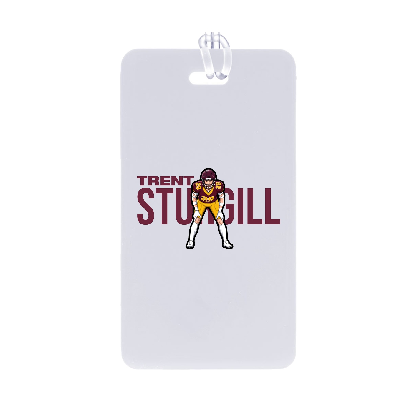 Bag Tag — Player Name in Classic
