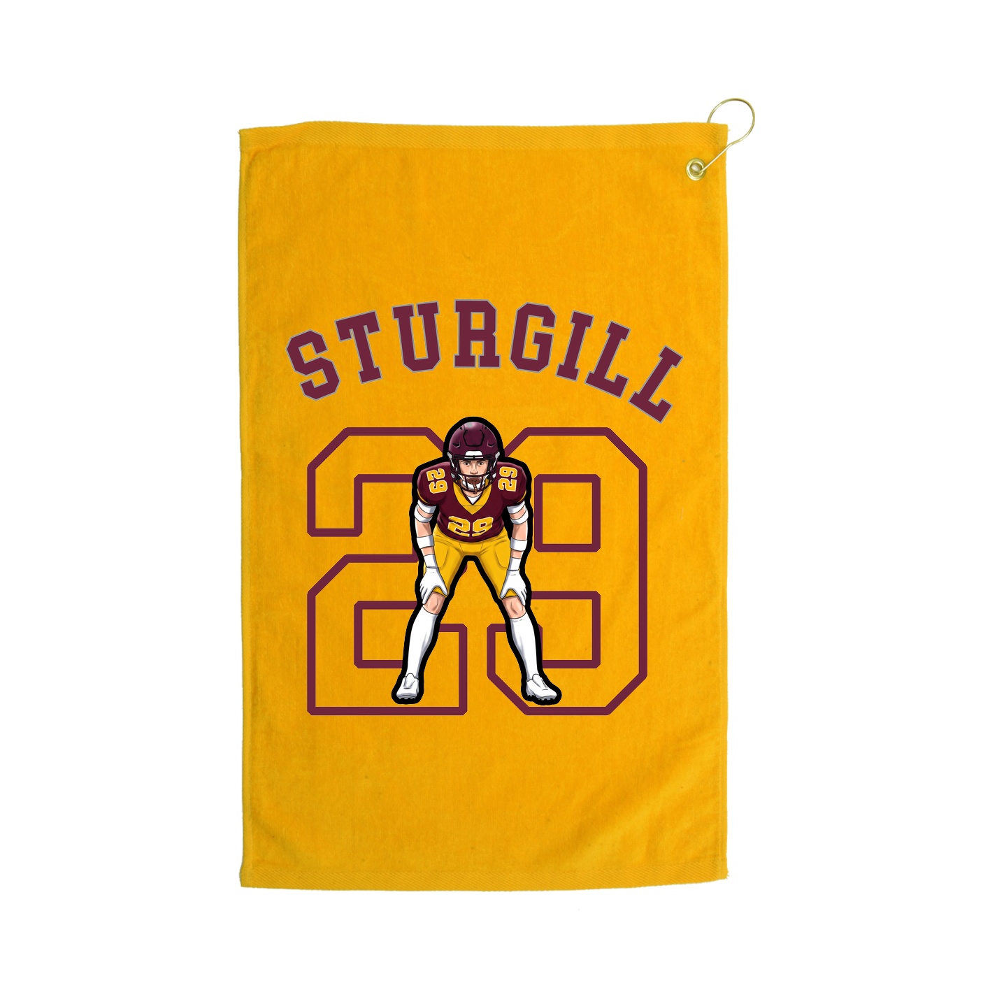 Golf Towel — Shirsey Arch in Gold