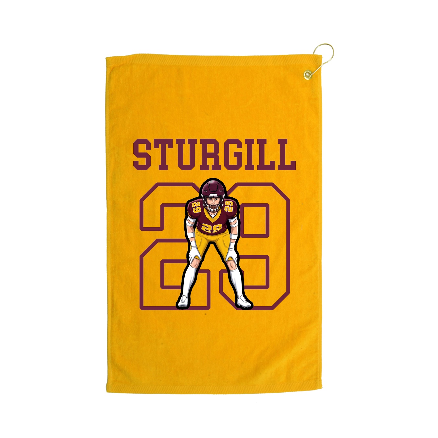 Golf Towel — Shirsey in Gold