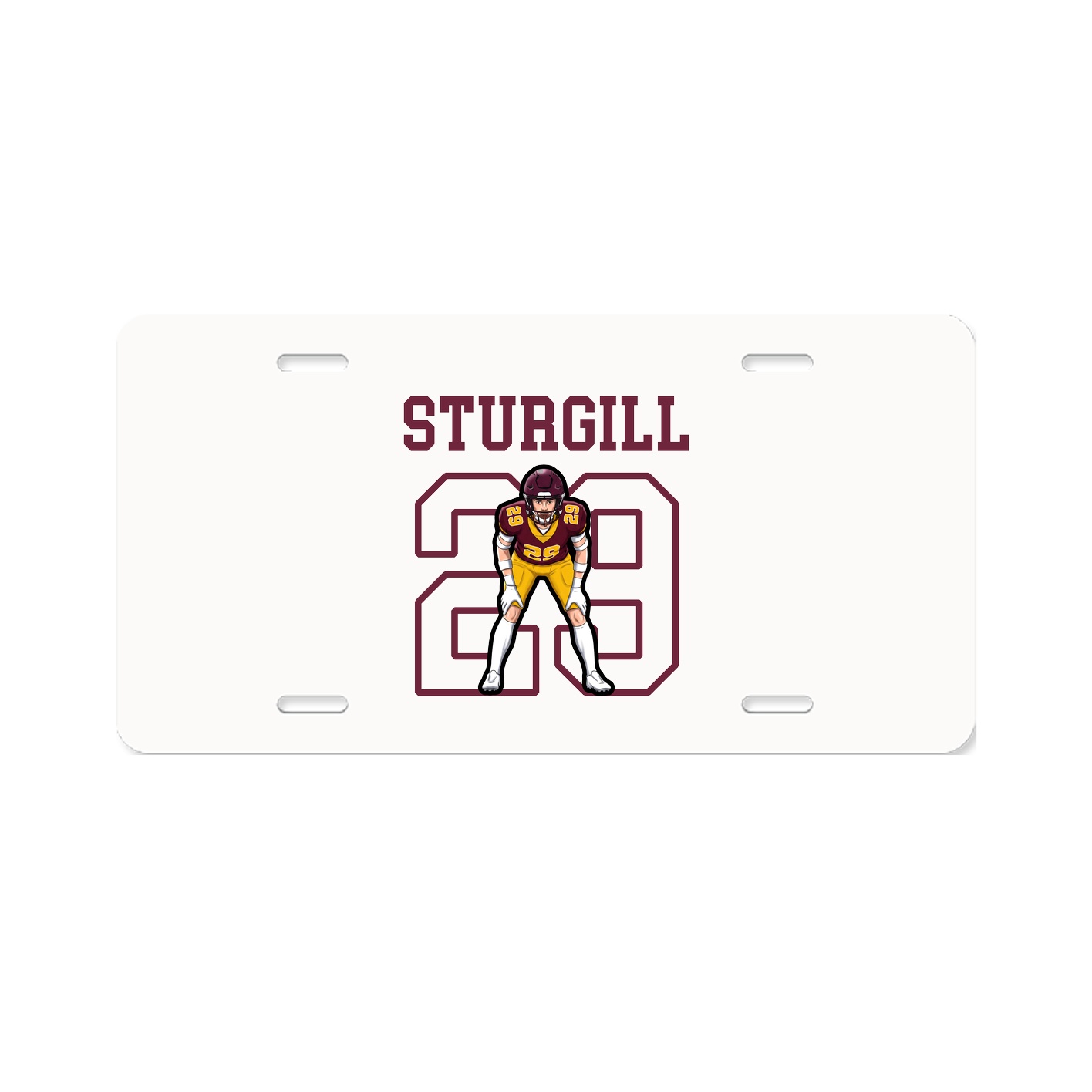 License Plate — Shirsey in Classic