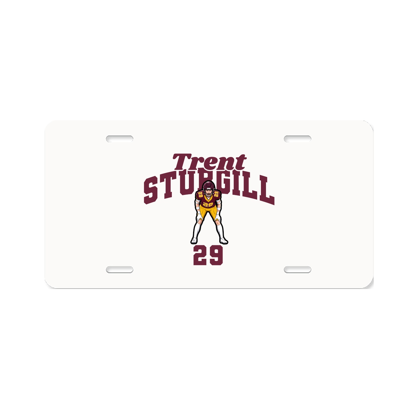 License Plate — Signature Arch in Classic
