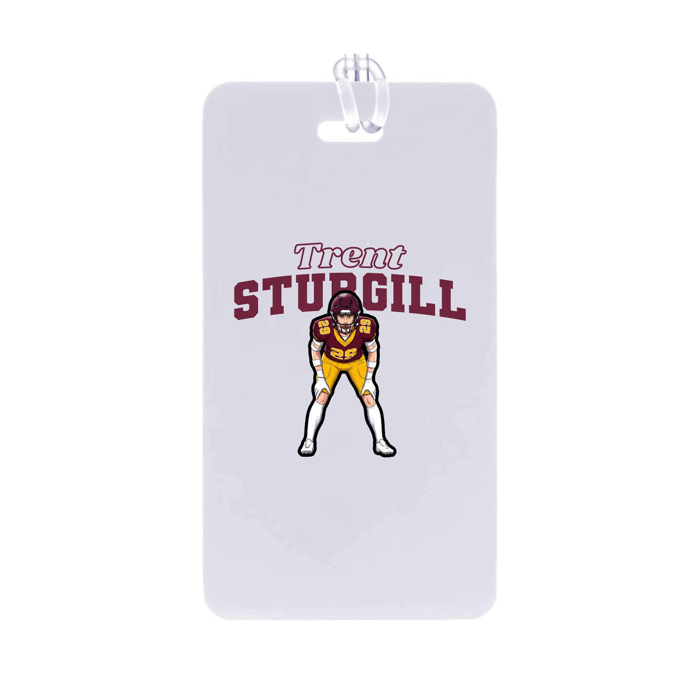 Bag Tag — Name Arch in Classic