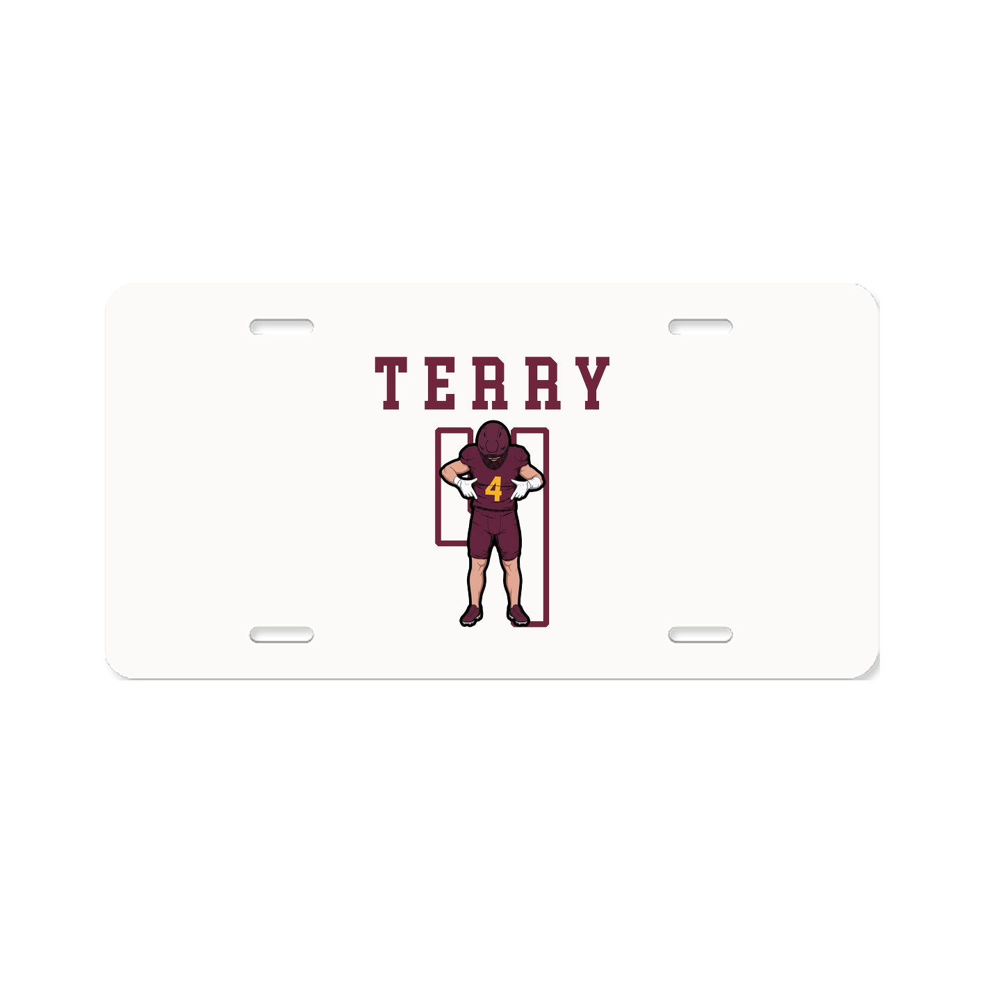 License Plate — Shirsey in Classic