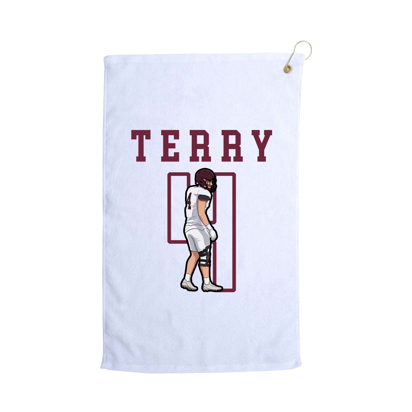Golf Towel — Shirsey in White