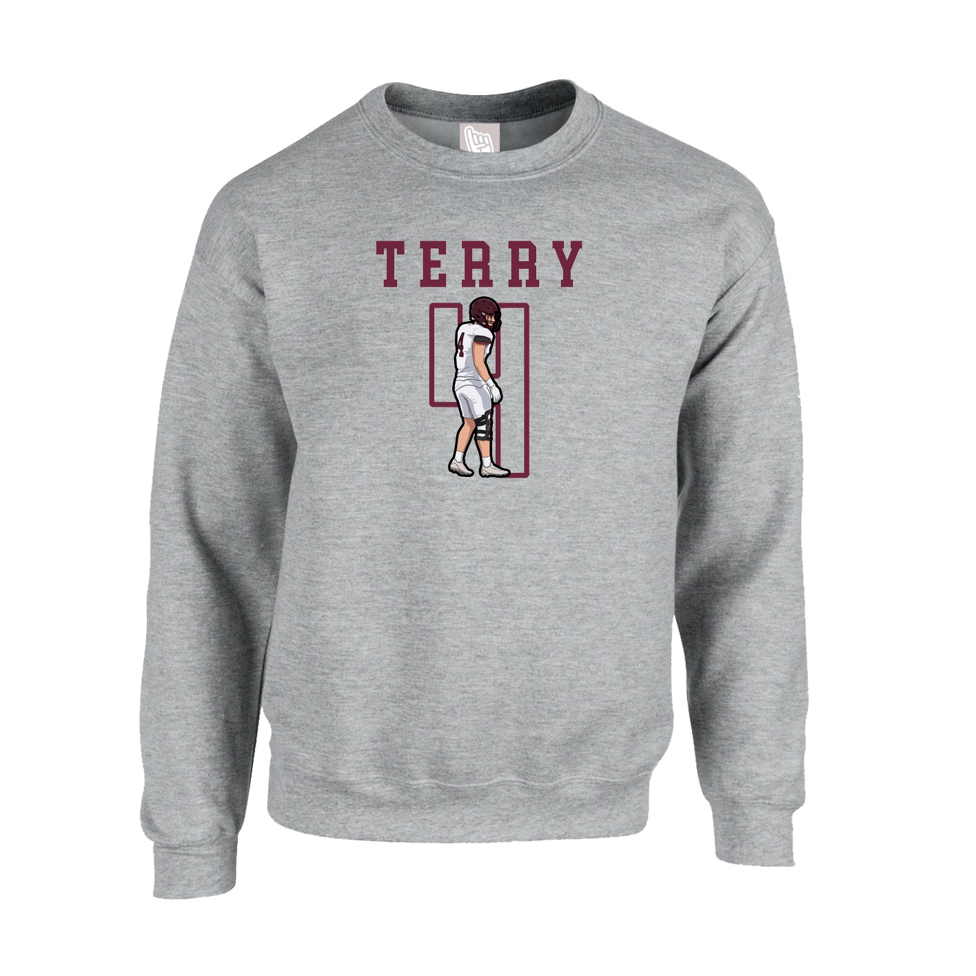 Fleece Crew — Shirsey in Grey
