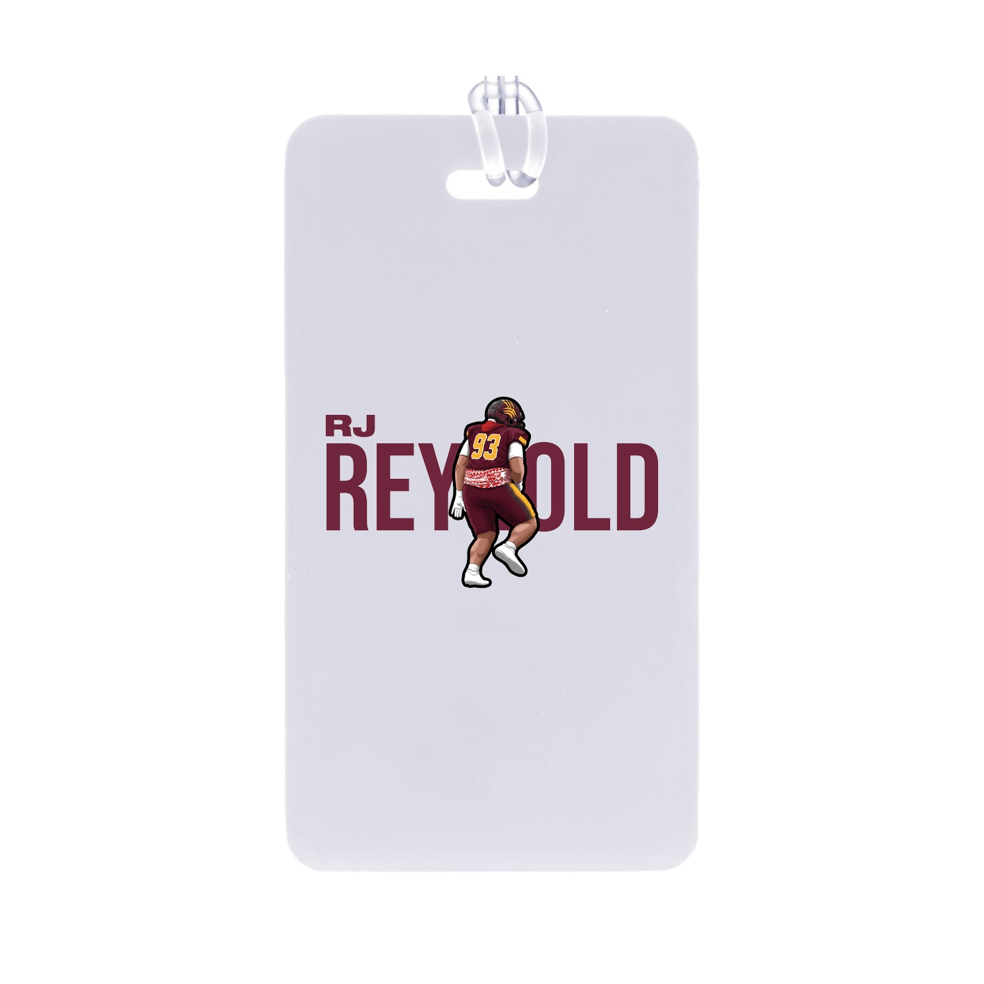 Bag Tag — Player Name in Classic