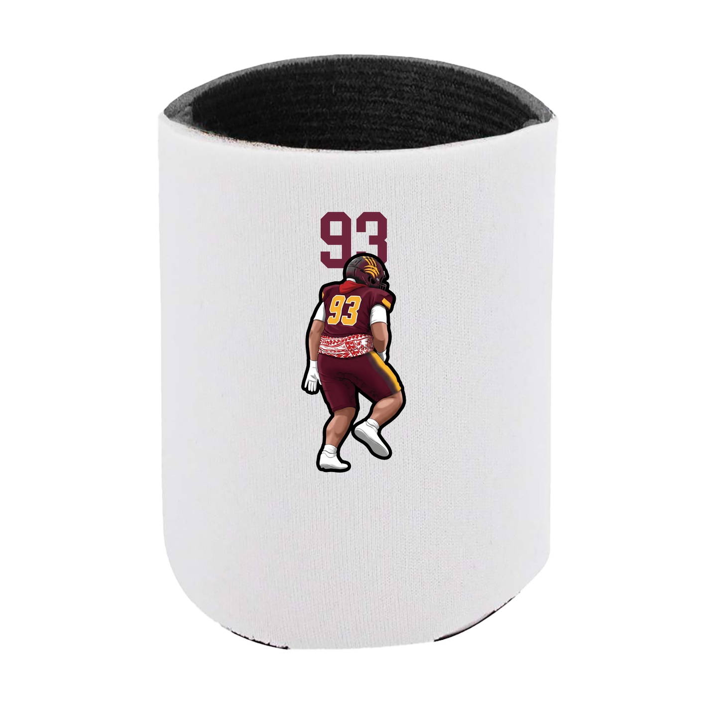 Can Holder — Number Top in White