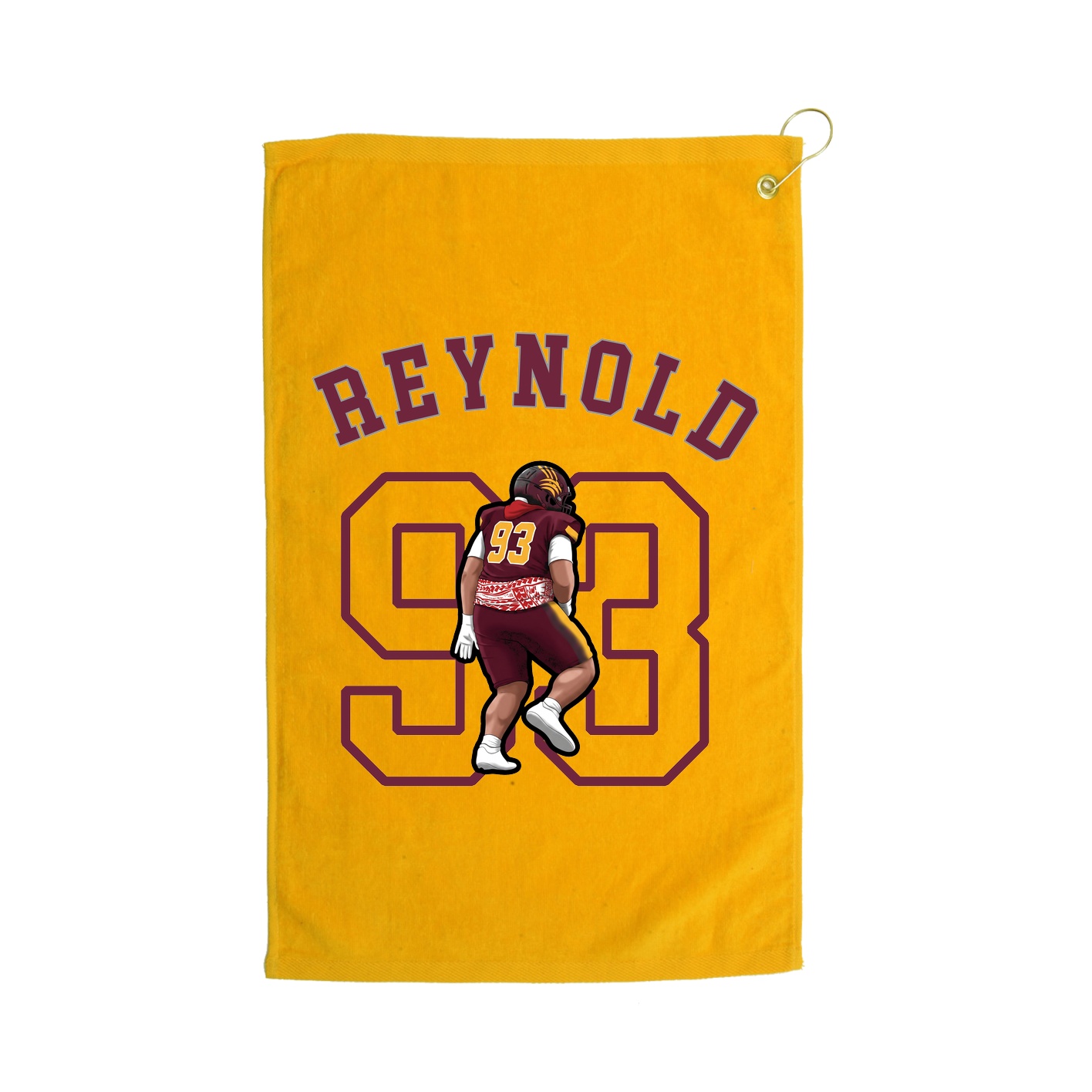 Golf Towel — Shirsey Arch in Gold