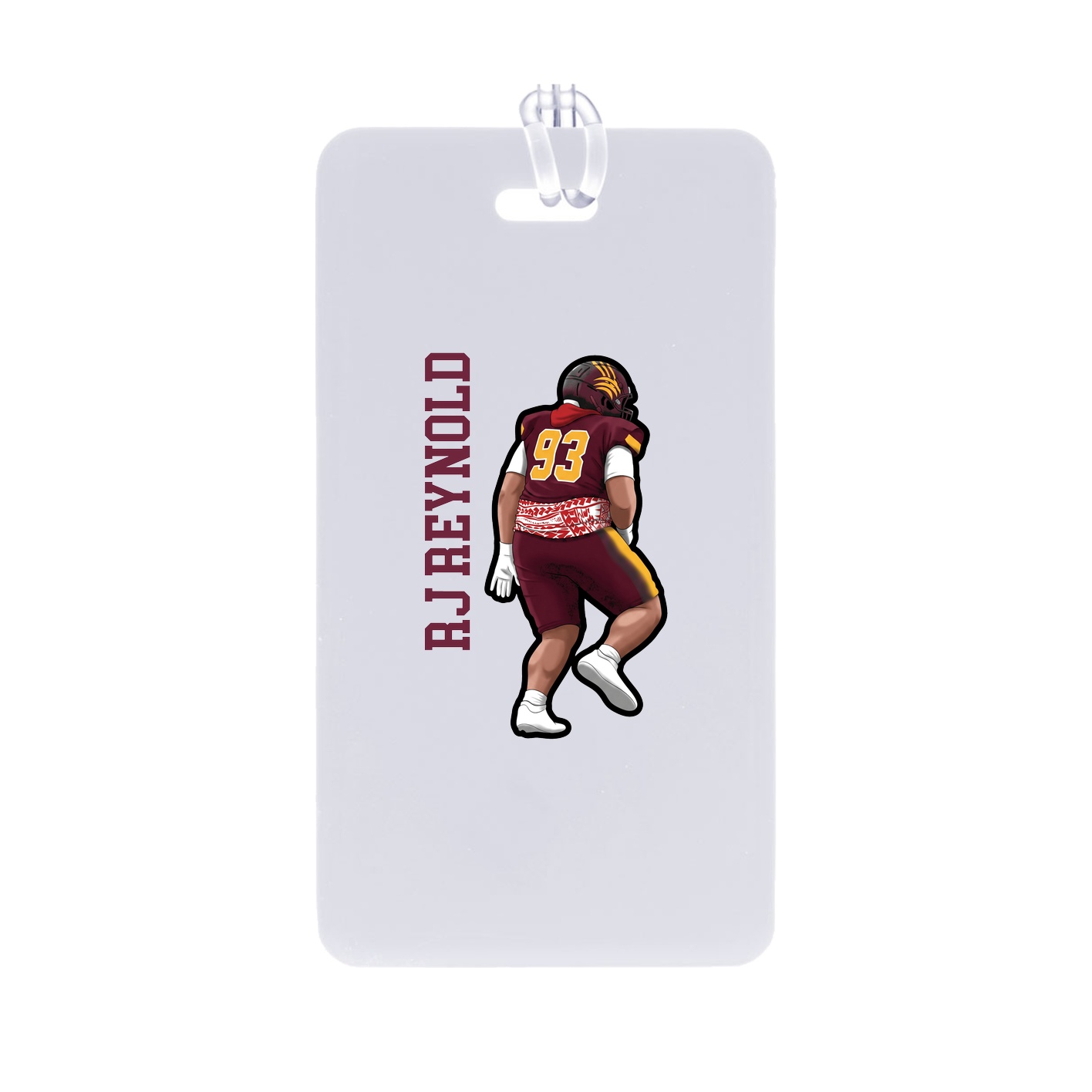 Bag Tag — Name Vertical in Classic