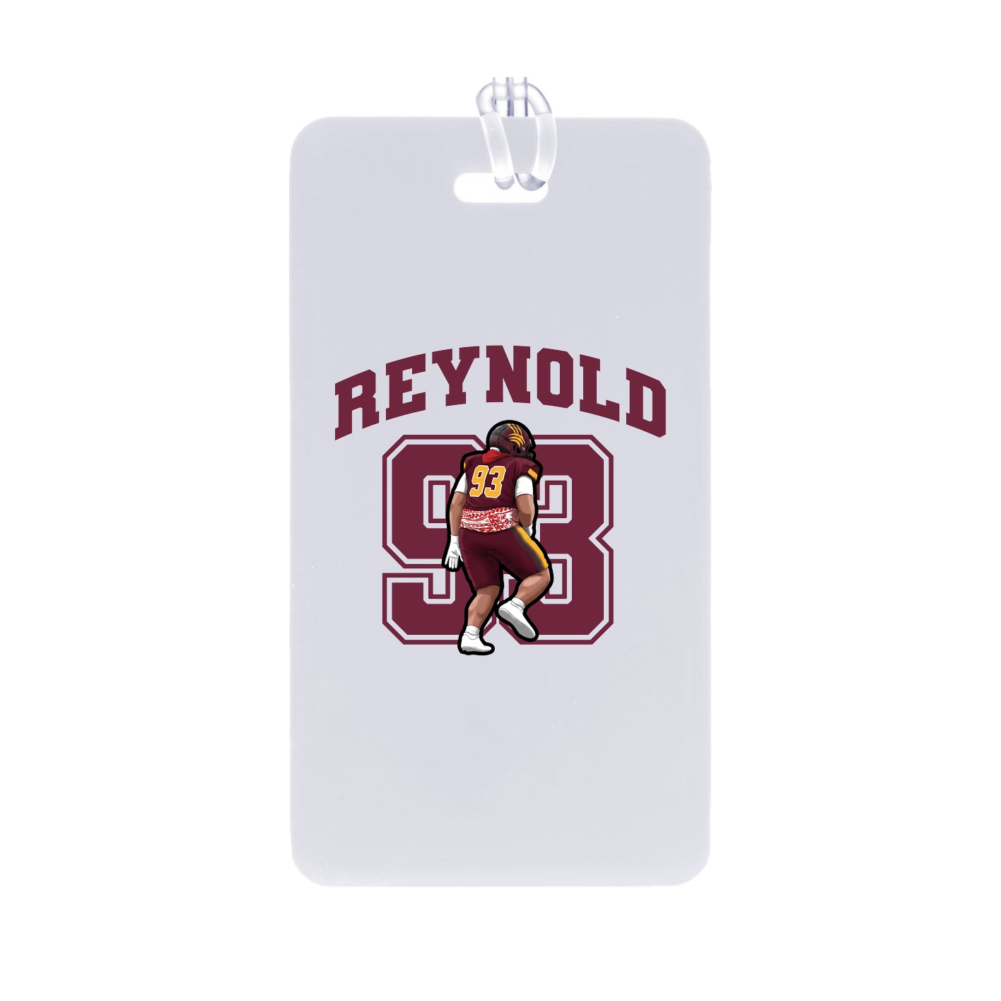 Bag Tag — Number in Classic
