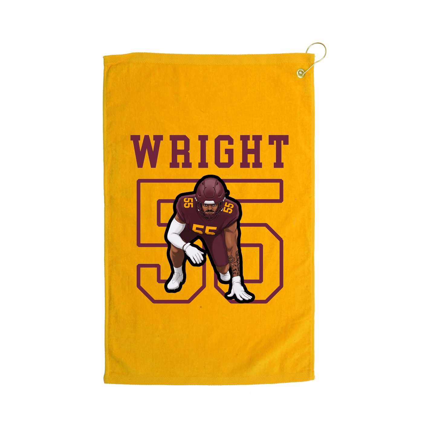 Golf Towel — Shirsey in Gold