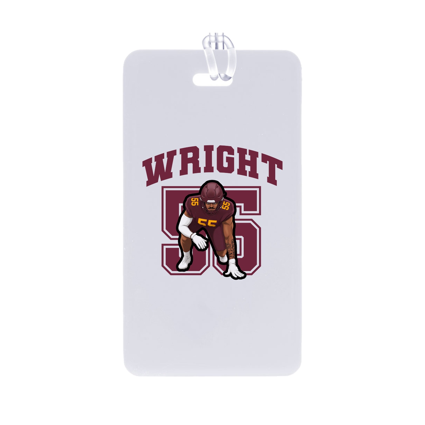 Bag Tag — Number in Classic