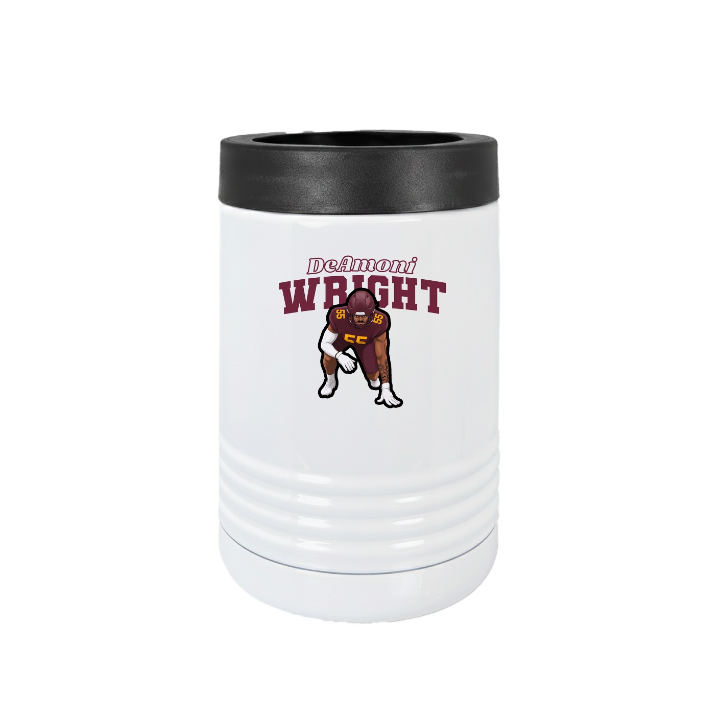 Beverage Holder — Name Arch in White