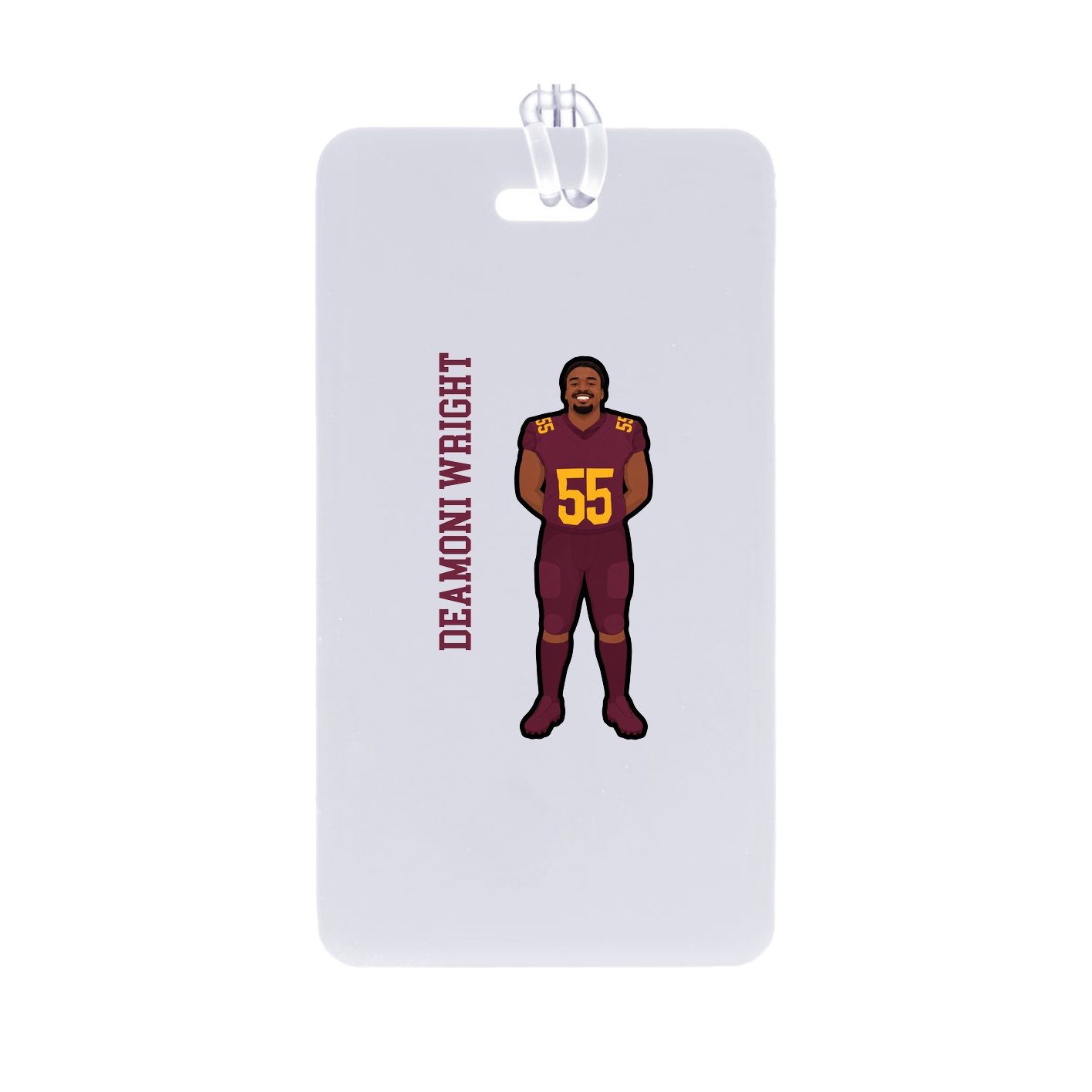 Bag Tag — Name Vertical in Classic