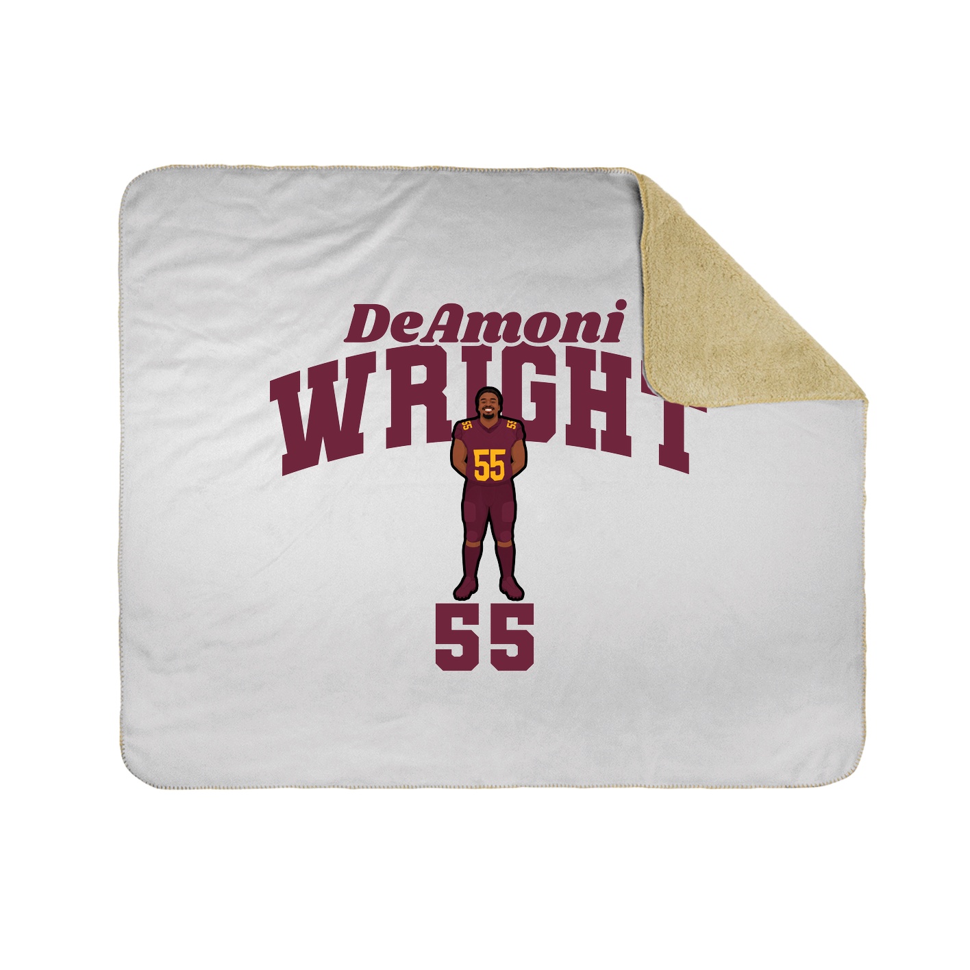 Throw Blanket — Signature Arch in White