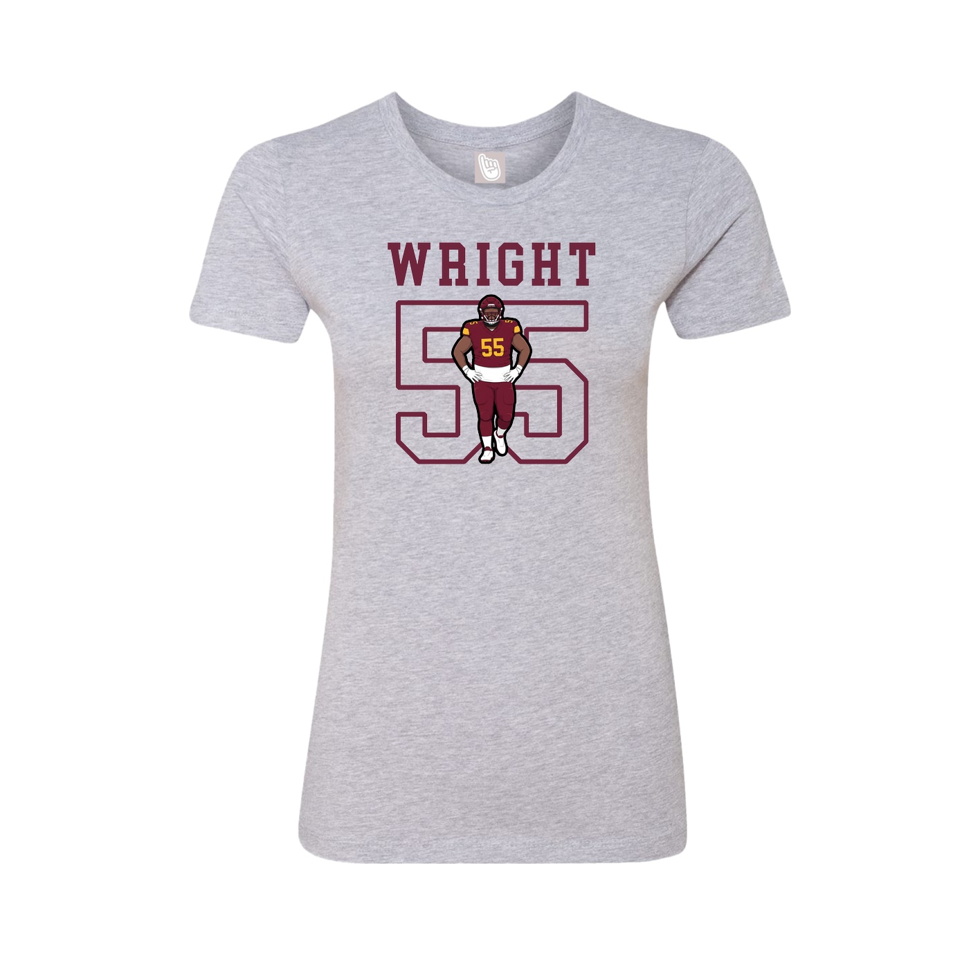 Fitted Women's Tee — Shirsey in Grey
