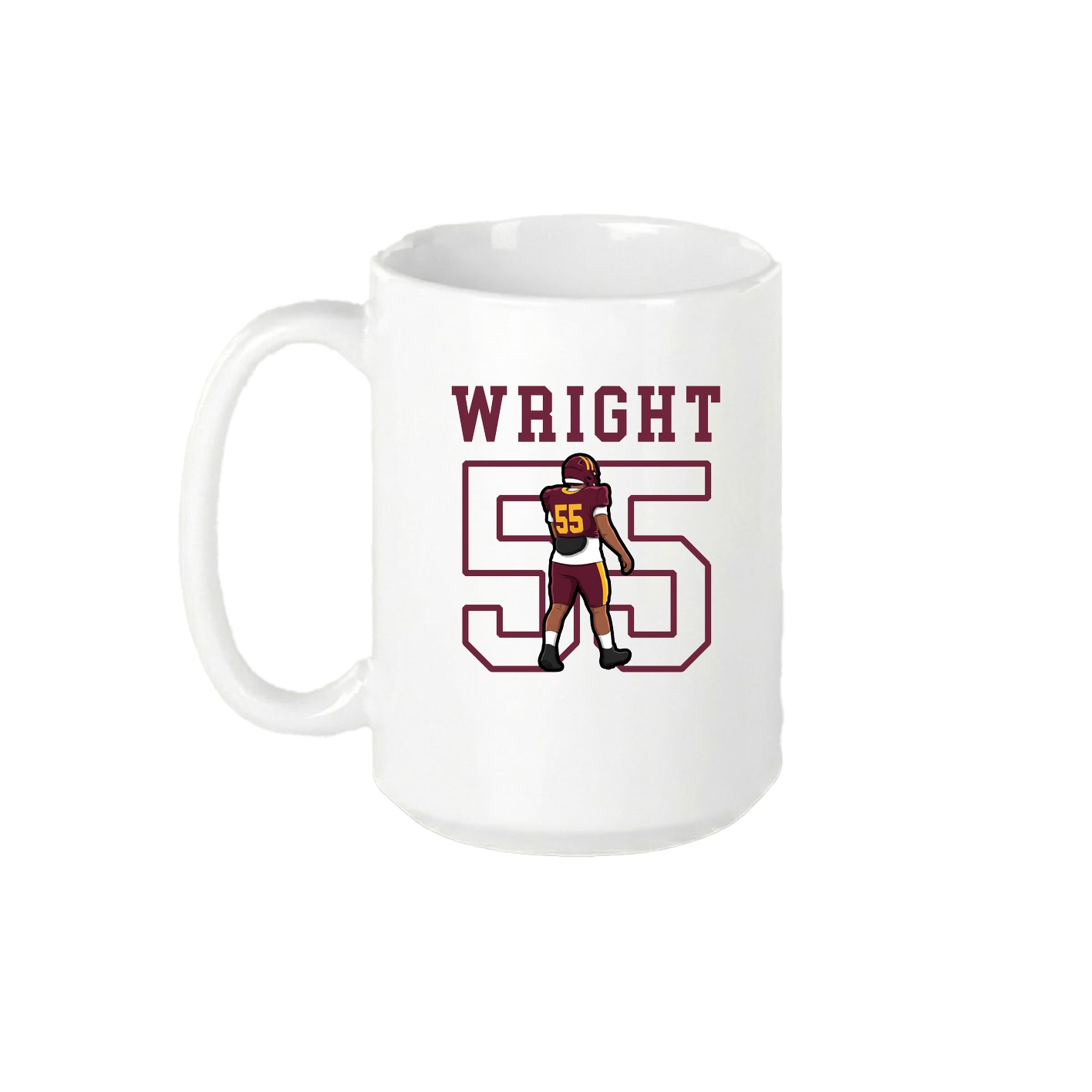 15oz Coffee Mug — Shirsey in White