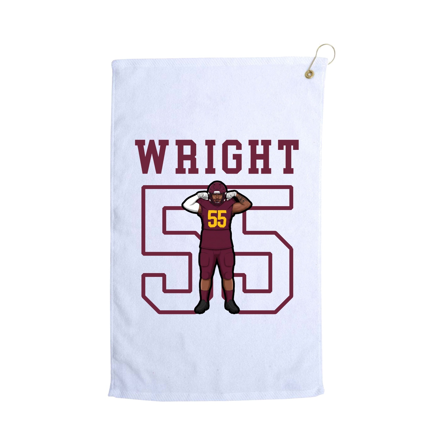 Golf Towel — Shirsey in White