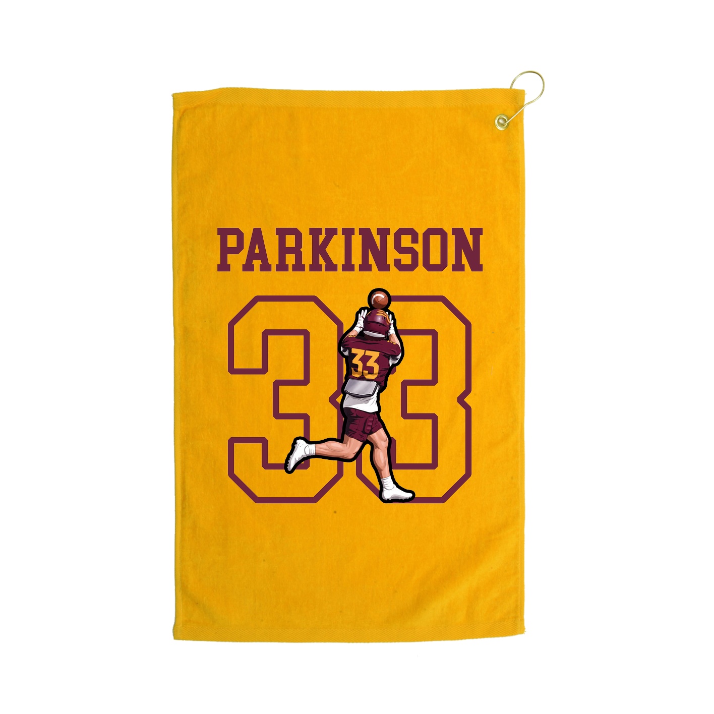 Golf Towel — Shirsey in Gold