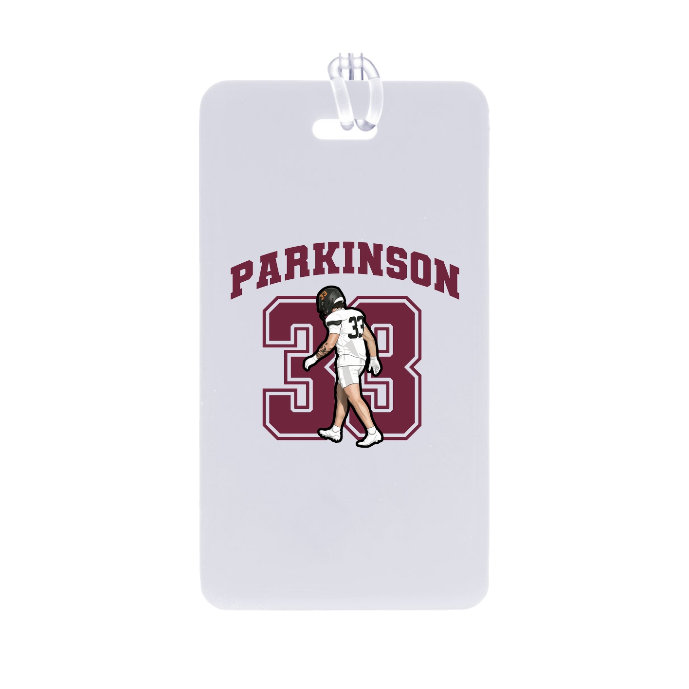 Bag Tag — Number in Classic
