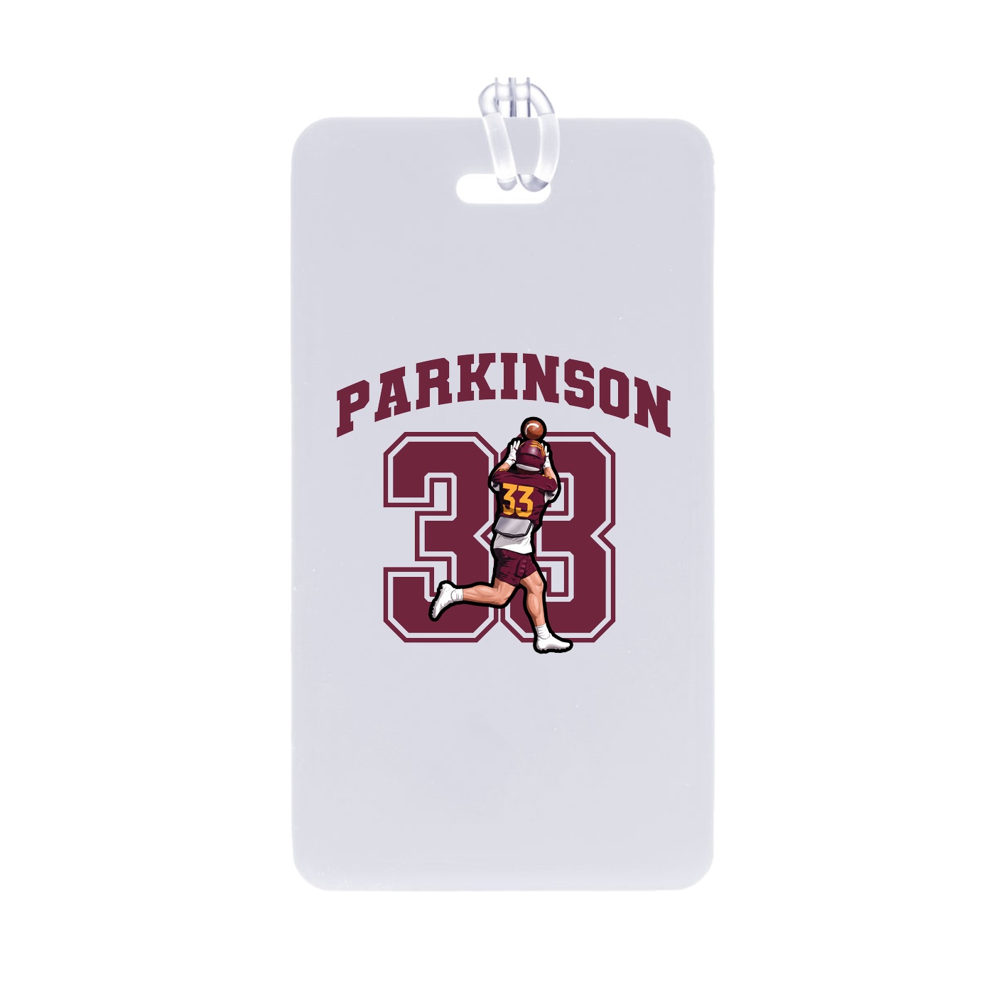 Bag Tag — Number in Classic