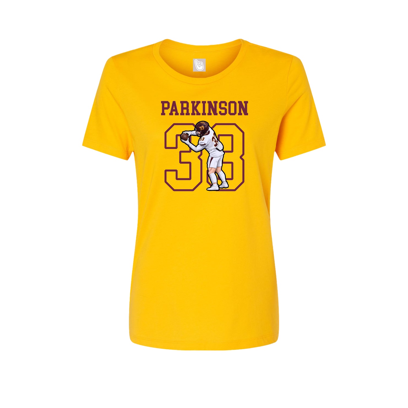 Fitted Women's Tee — Shirsey in Gold
