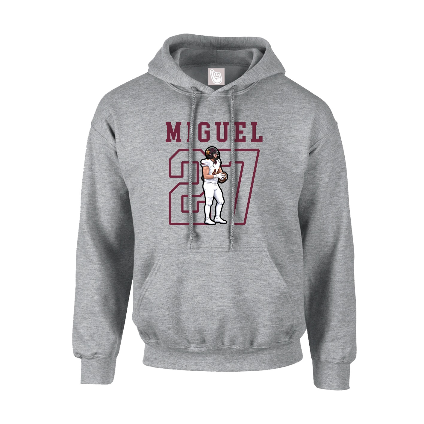 Hoodie — Shirsey in Grey