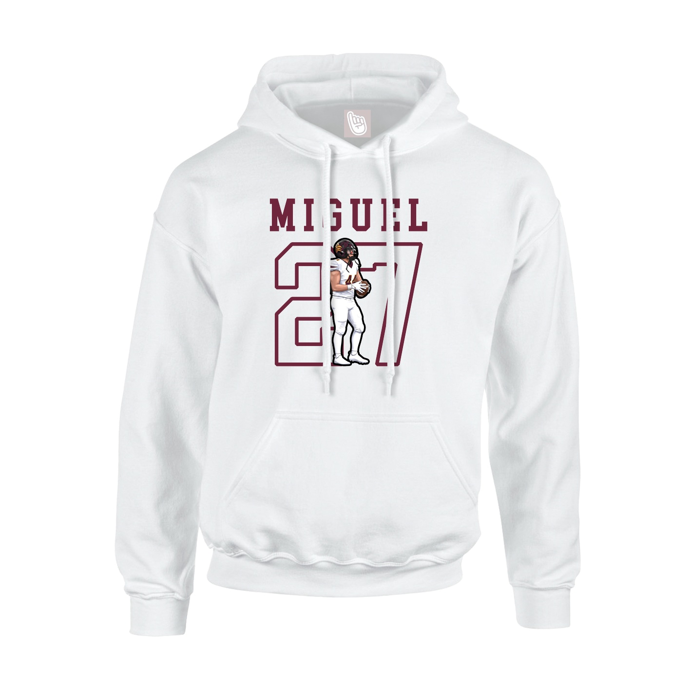 Youth Hoodie — Shirsey in White