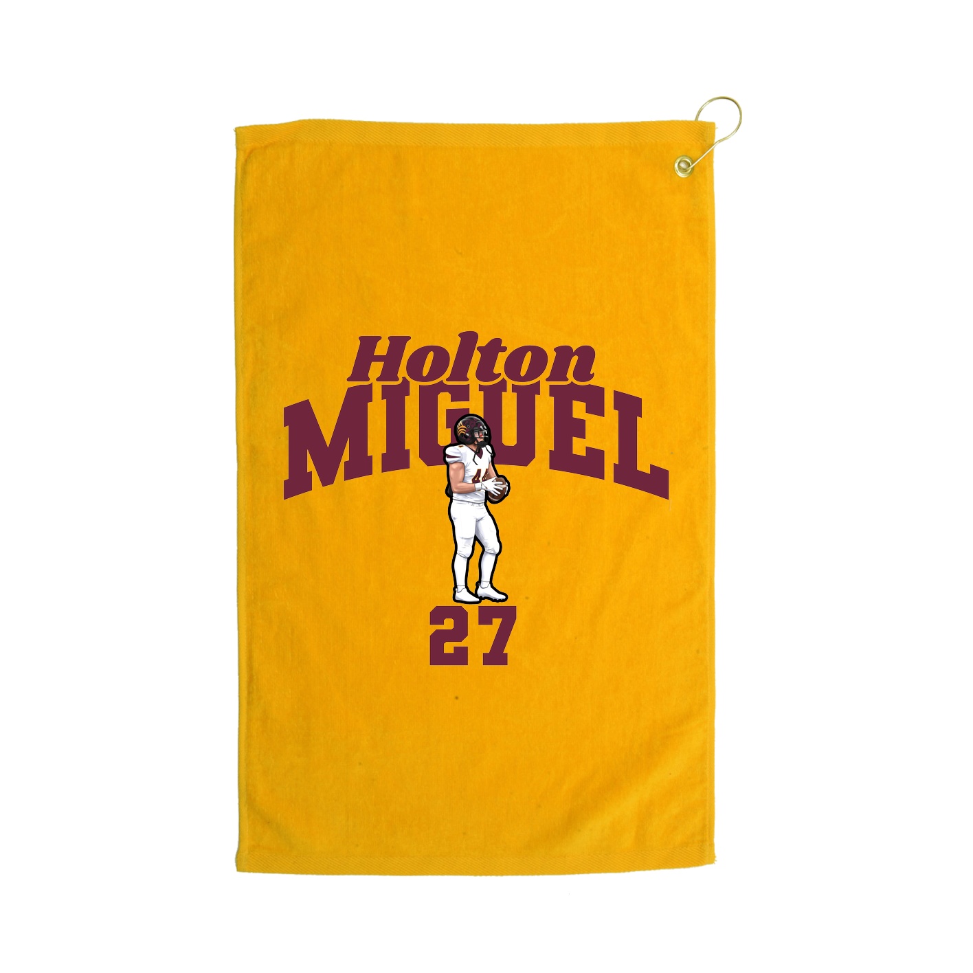 Golf Towel — Signature Arch in Gold