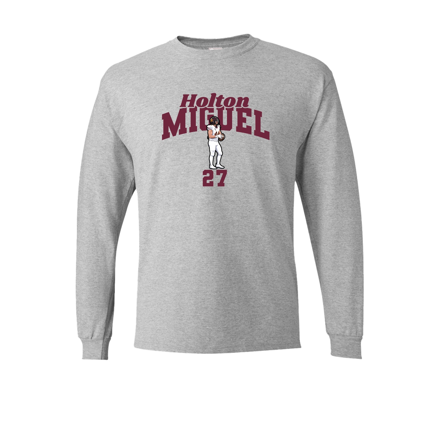 Long Sleeve Tee — Signature Arch in Grey
