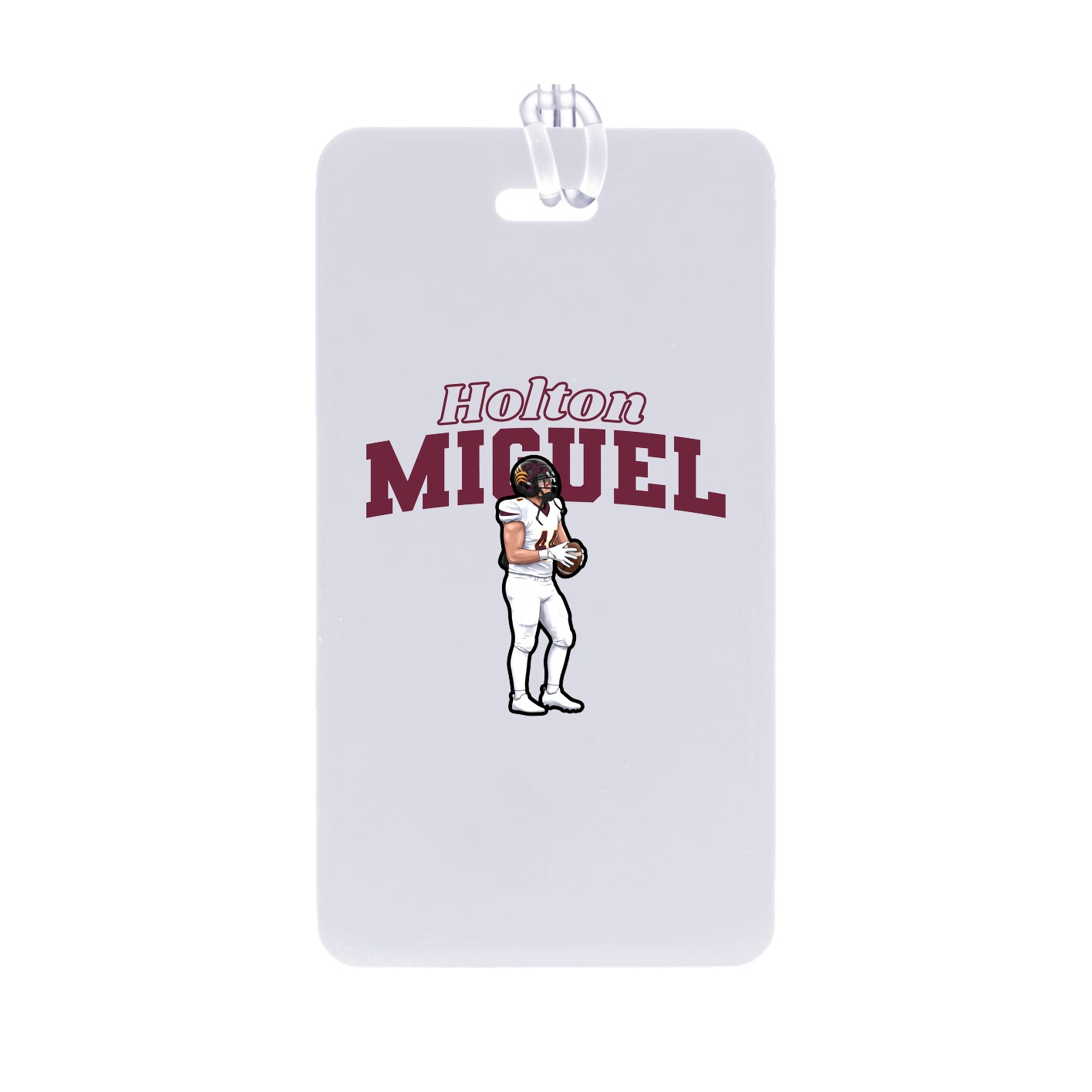 Bag Tag — Name Arch in Classic