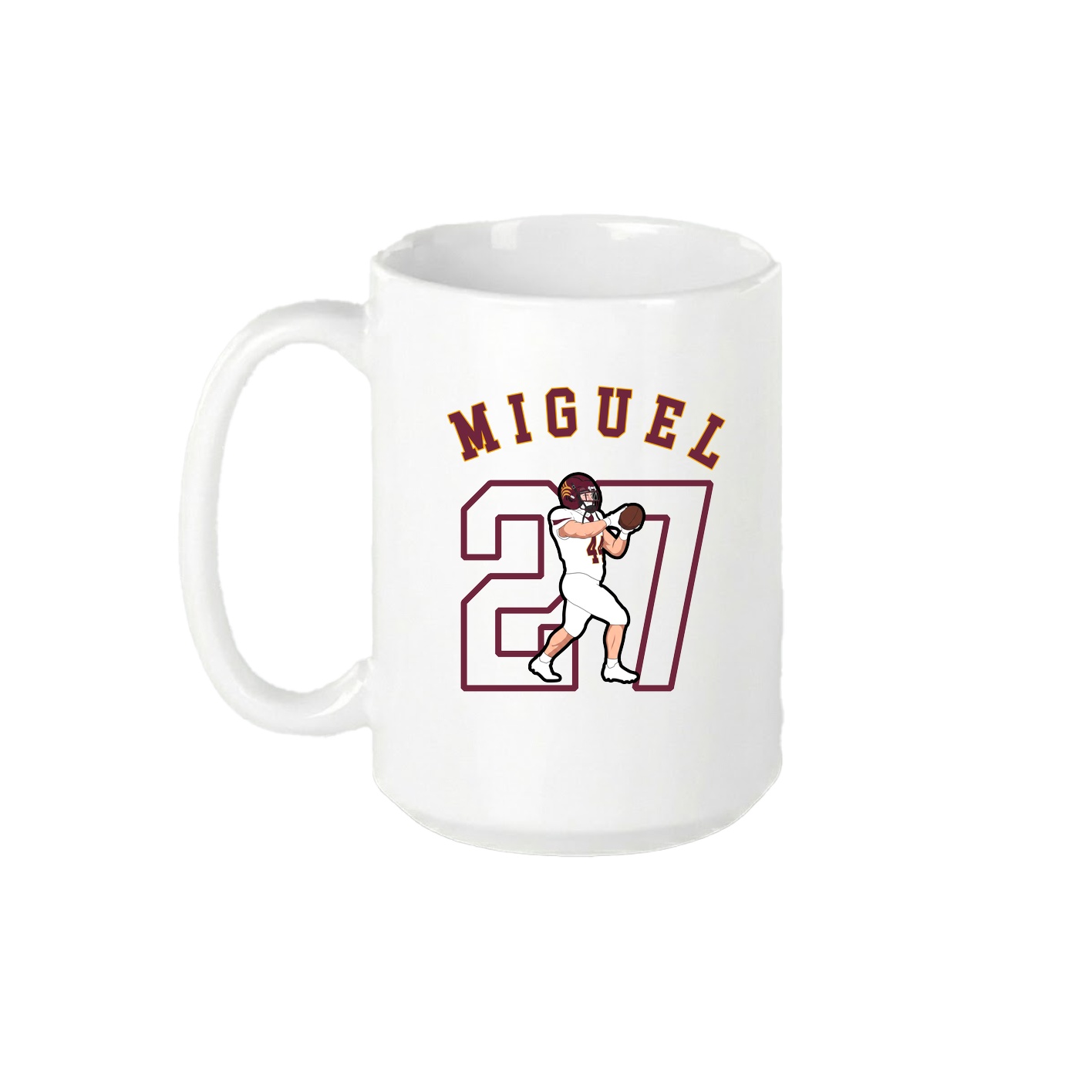 15oz Coffee Mug — Shirsey Arch in White