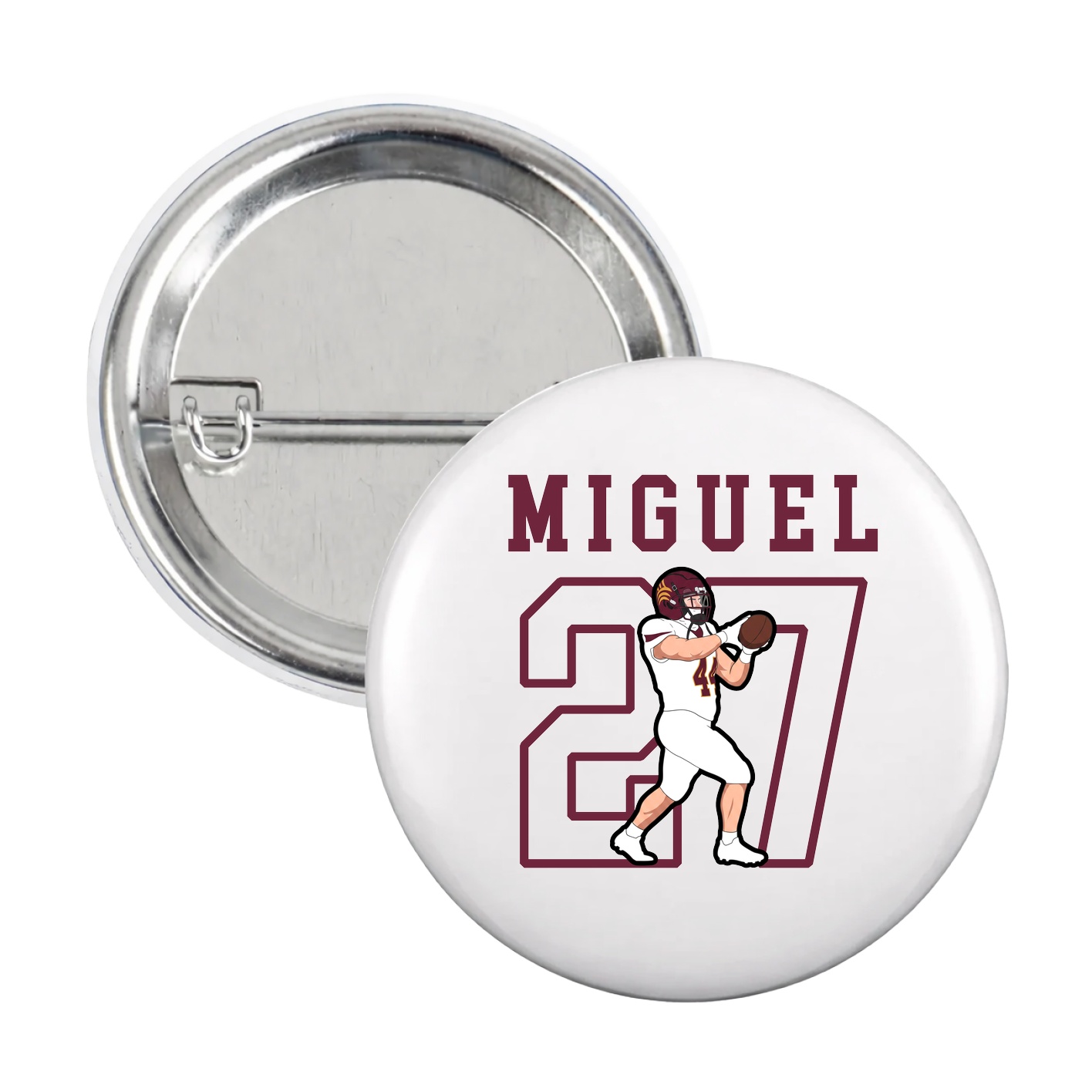 Game Day Button — Shirsey in White