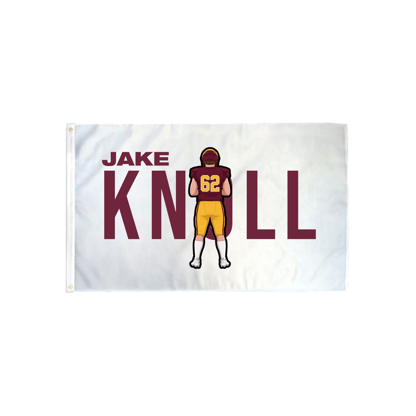 3x5 Flag — Player Name in Classic