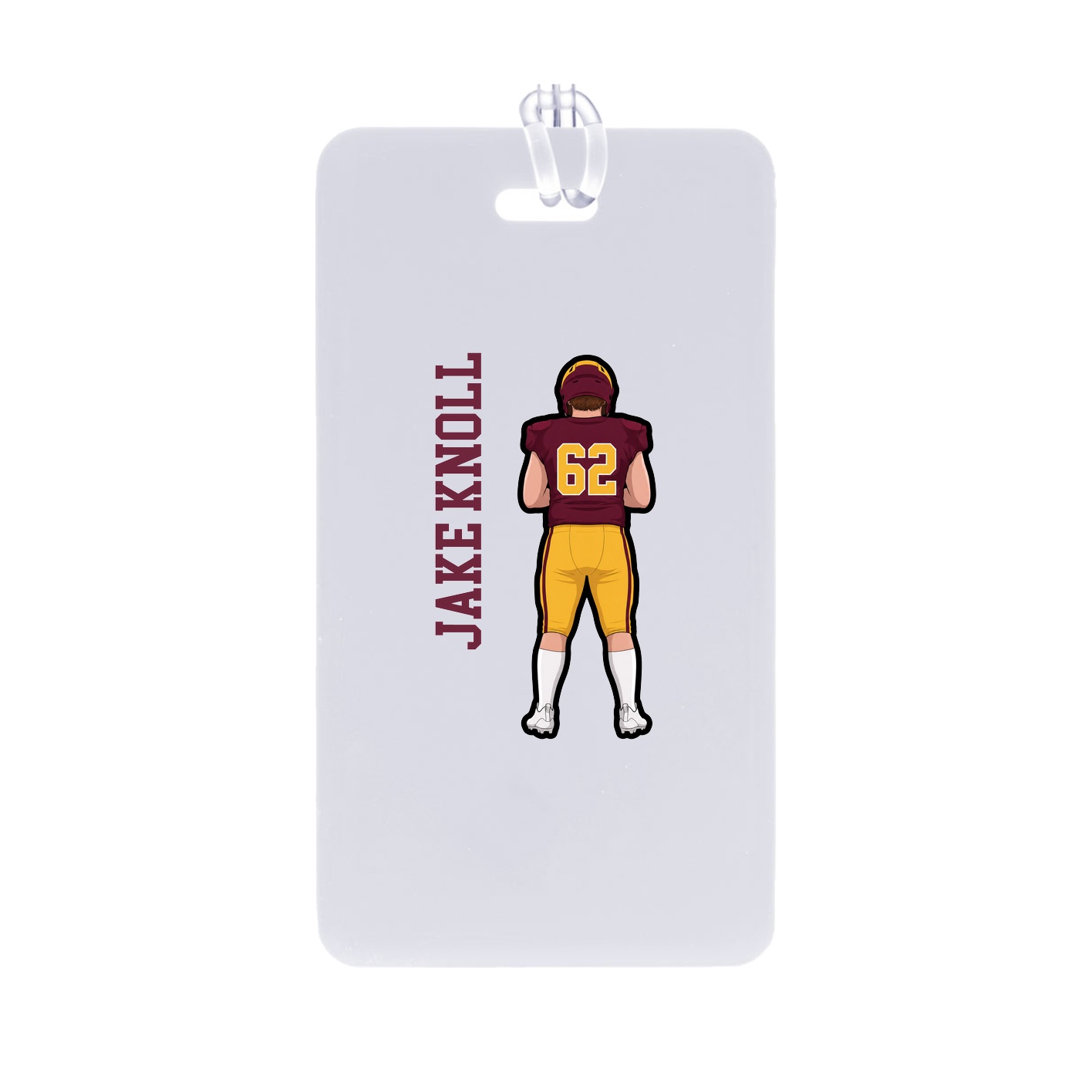 Bag Tag — Name Vertical in Classic