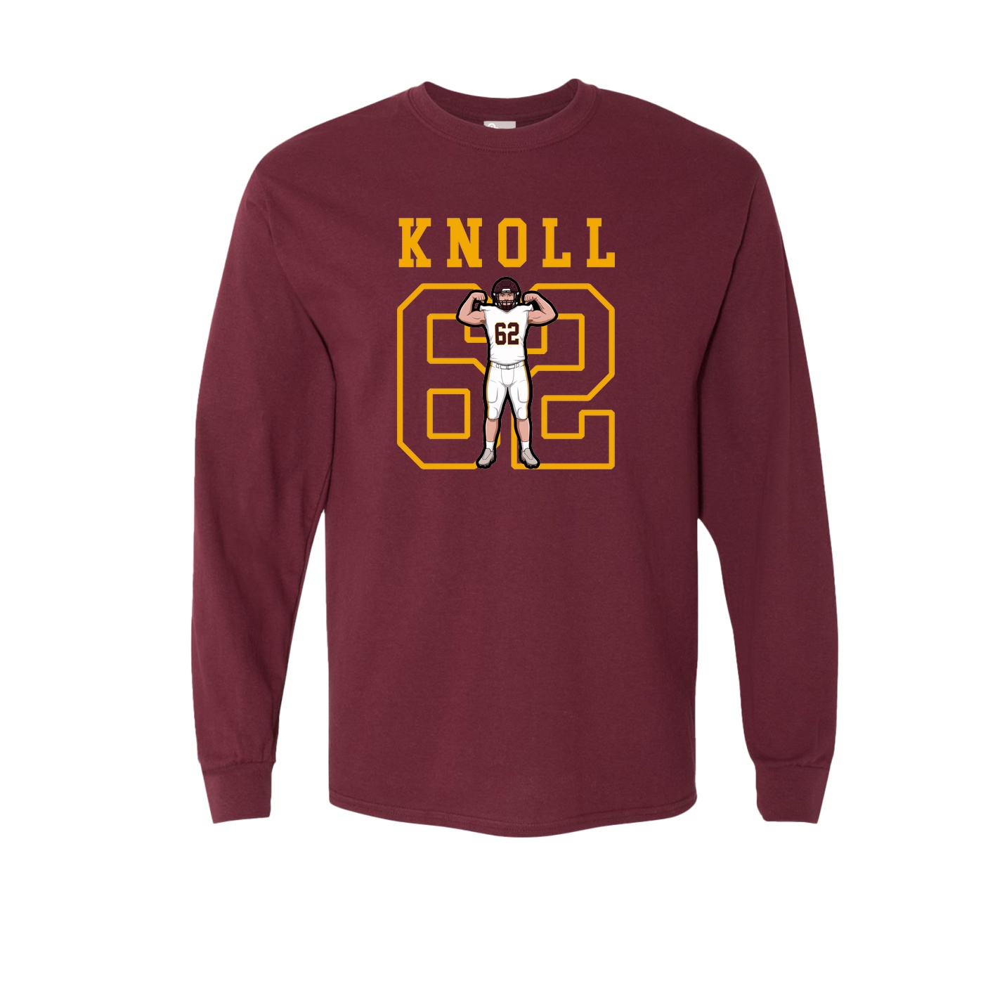 Long Sleeve Tee — Shirsey in Maroon