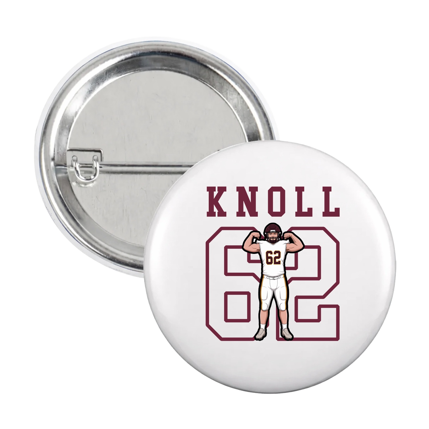 Game Day Button — Shirsey in White