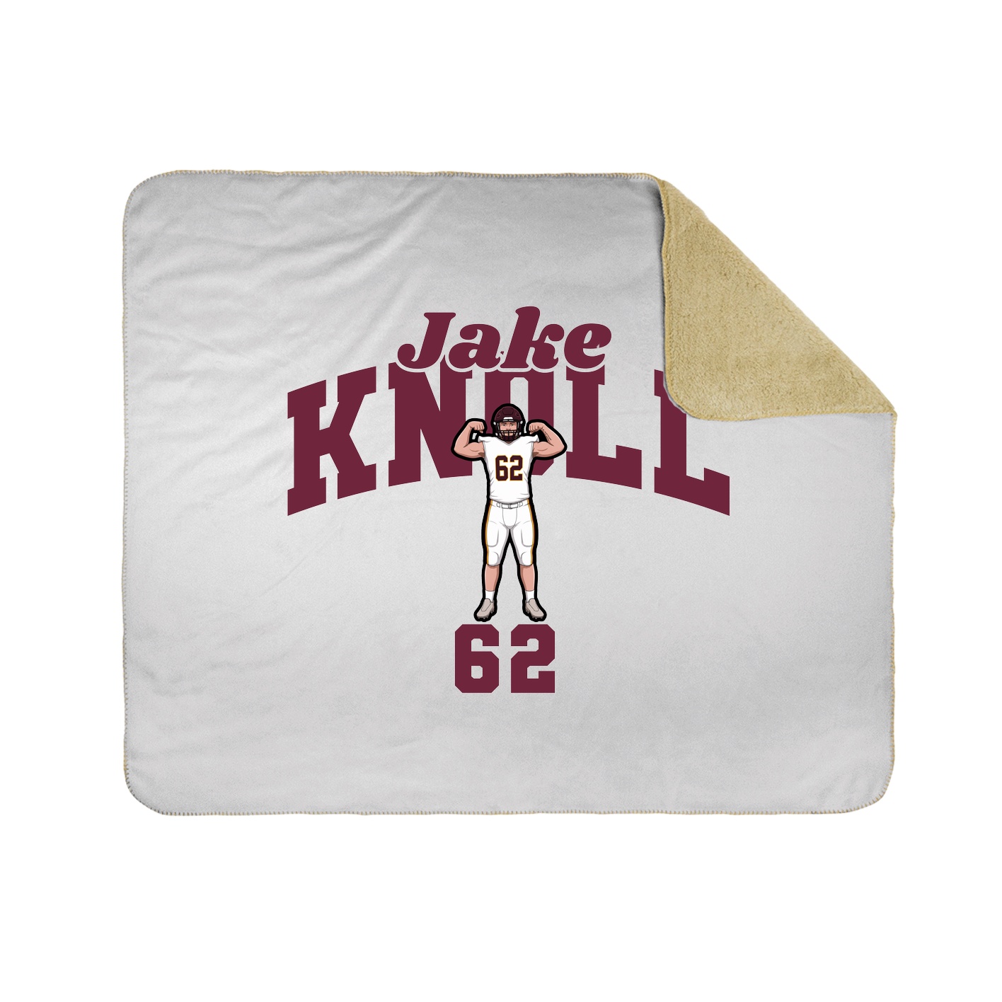 Throw Blanket — Signature Arch in White